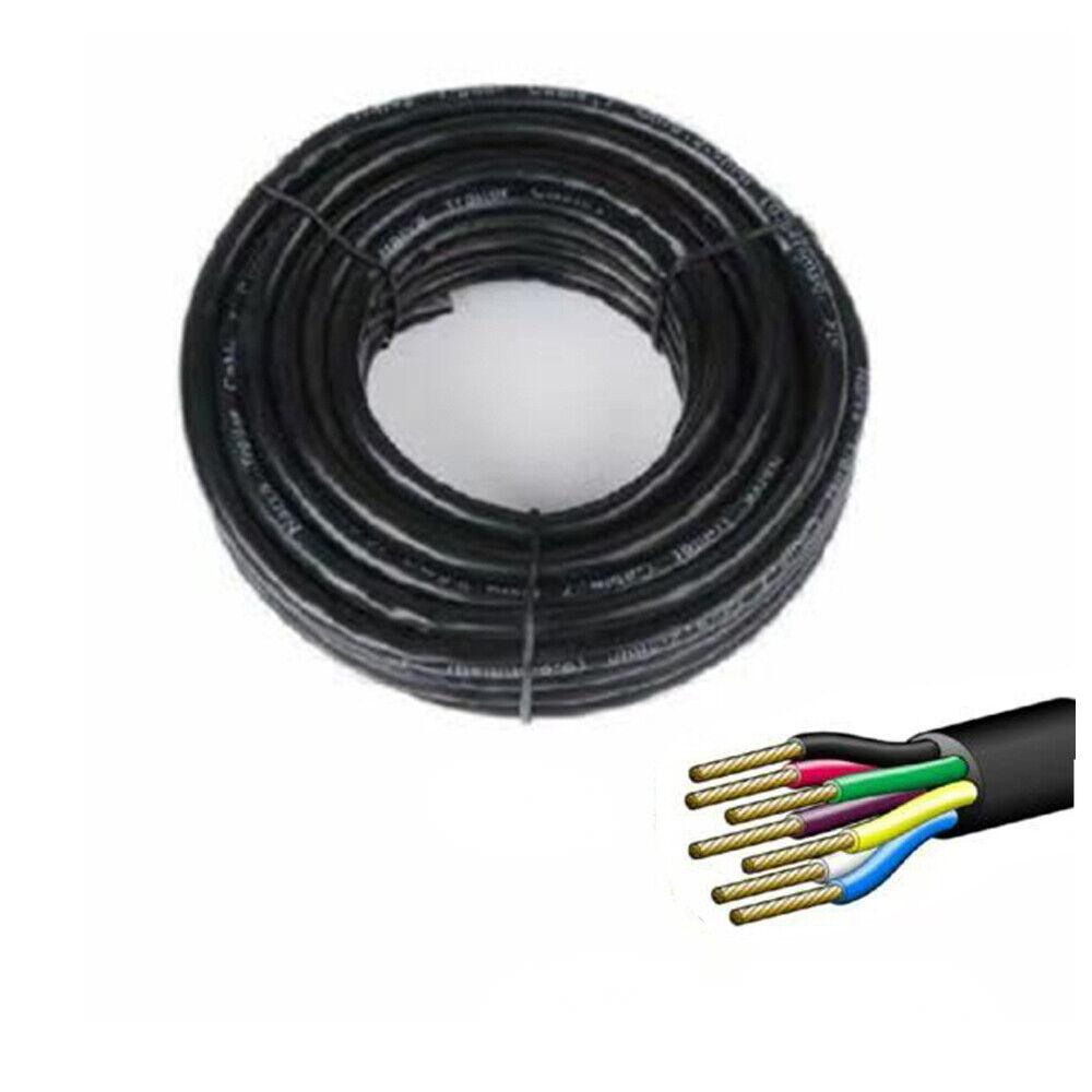 V465-NO-SKU-1675061760886833153-85284-00 30M X 7 Core Wire Cable Trailer Cable Automotive Boat Caravan Truck Coil V90 PVC - Image 1