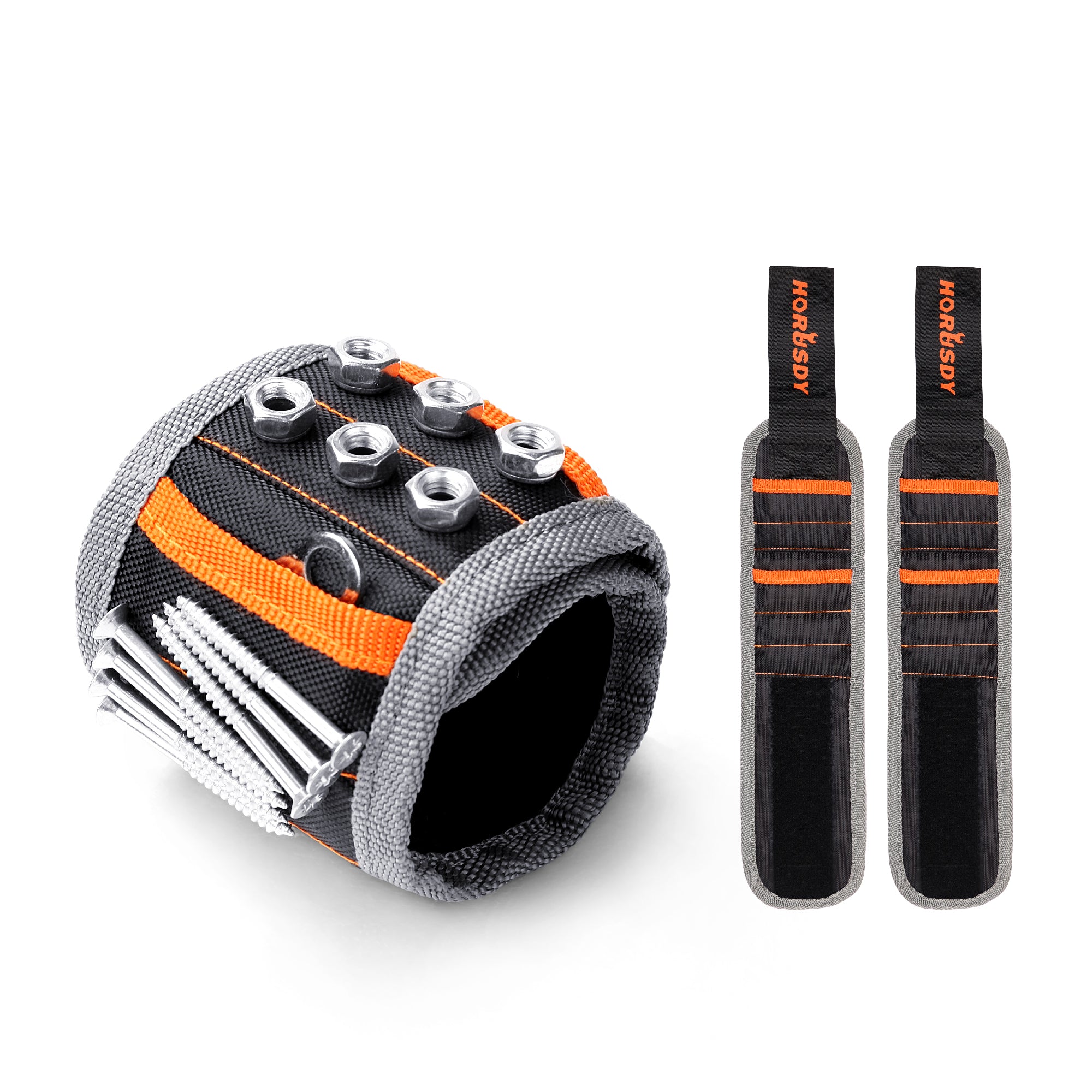 V465-SDY-669198-85347-00 2x Strong Magnetic Wrist Band Magnet Strap Tool Holder Belt Screws Bolt Nut Nail - Image 1