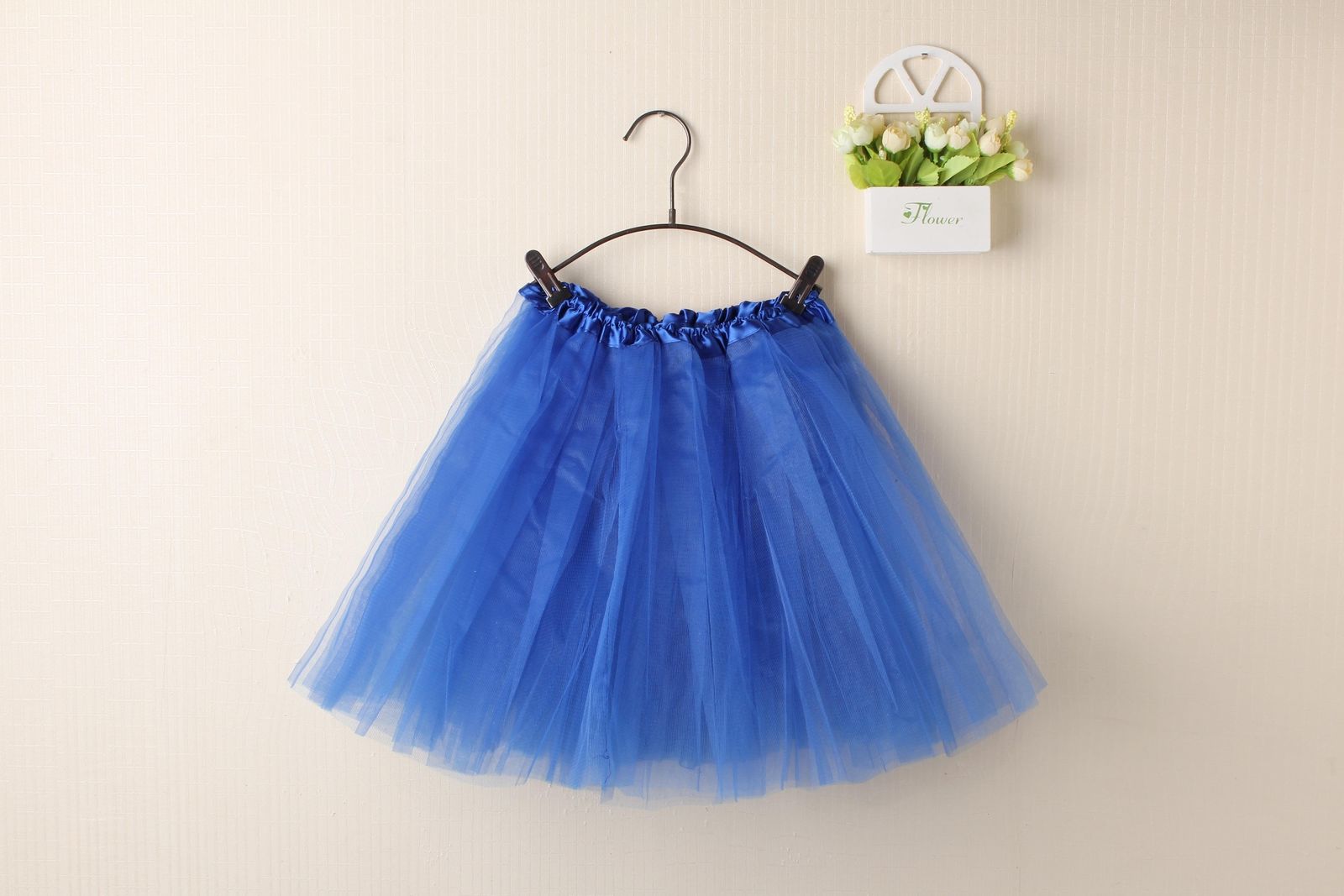 V474-211422-101926-00 New Adults Tulle Tutu Skirt Dressup Party Costume Ballet Womens Girls Dance Wear, Royal Blue, Adults - Image 1