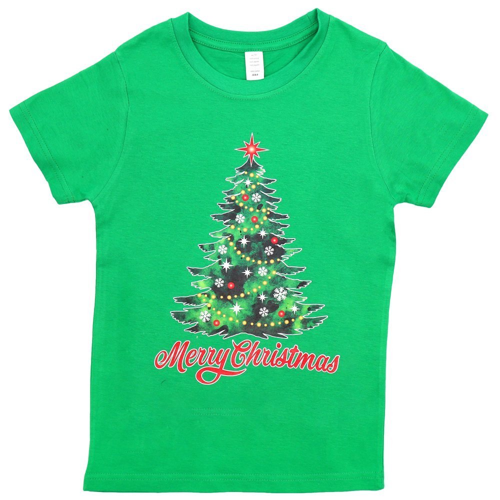 V474-381614-103520-00 New Funny Adult Xmas Christmas T Shirt Tee Mens Womens 100% Cotton Jolly Ugly, Tree (Green), XS - Image 1