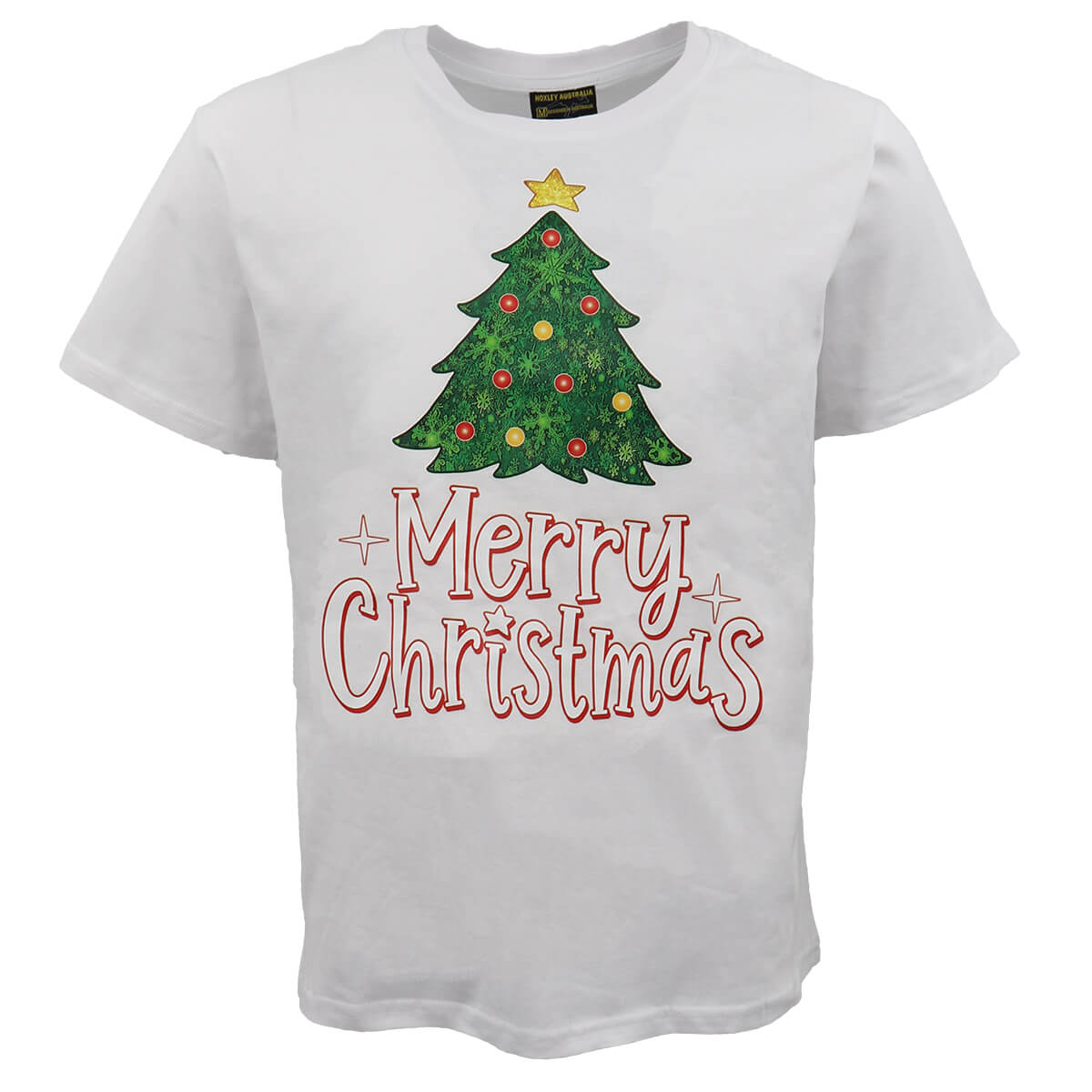 V474-469560-103617-00 New Funny Adult Xmas Christmas T Shirt Tee Mens Womens 100% Cotton Jolly Ugly, Tree (White) B, XS - Image 1