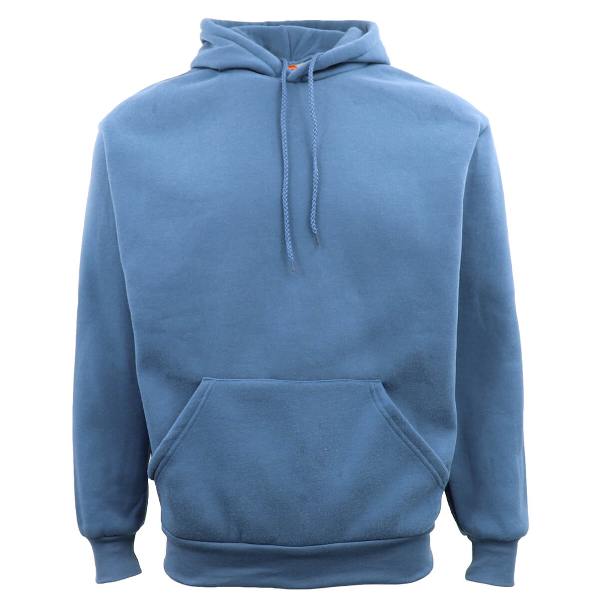 V474-483670-99767-00 Adult Unisex Men's Basic Plain Hoodie Pullover Sweater Sweatshirt Jumper XS-8XL, Dusty Blue, L - Image 1