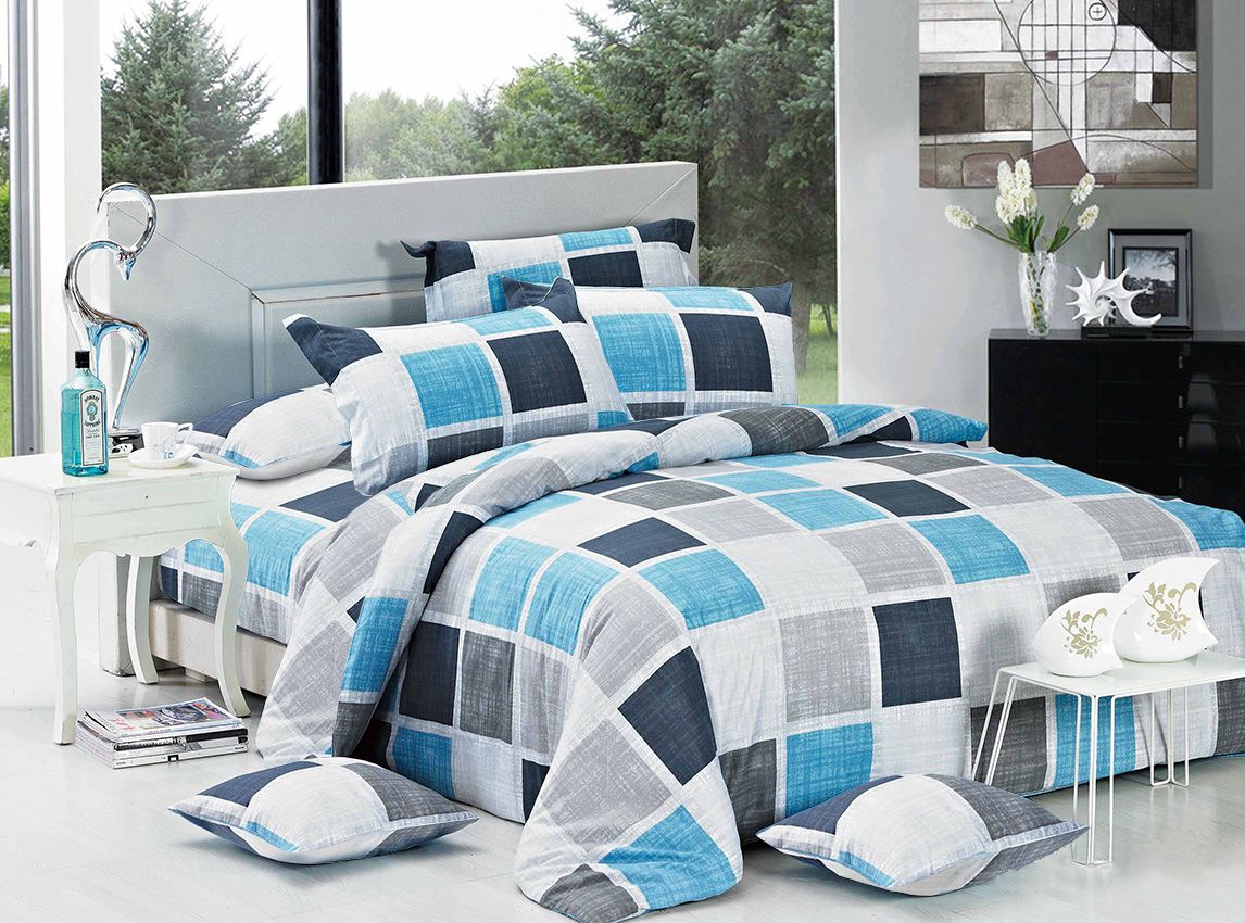 V493-MSK-181-87536-00 Brinty Super King Size Duvet Quilt Cover Set - Image 1
