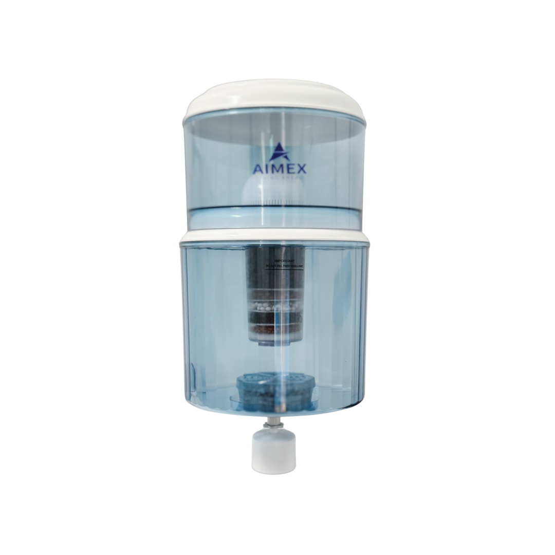 V502-MAIFANE20-190751-00 Filtered Bottle with Maifan Stone for Open-Top Water Coolers - Image 1