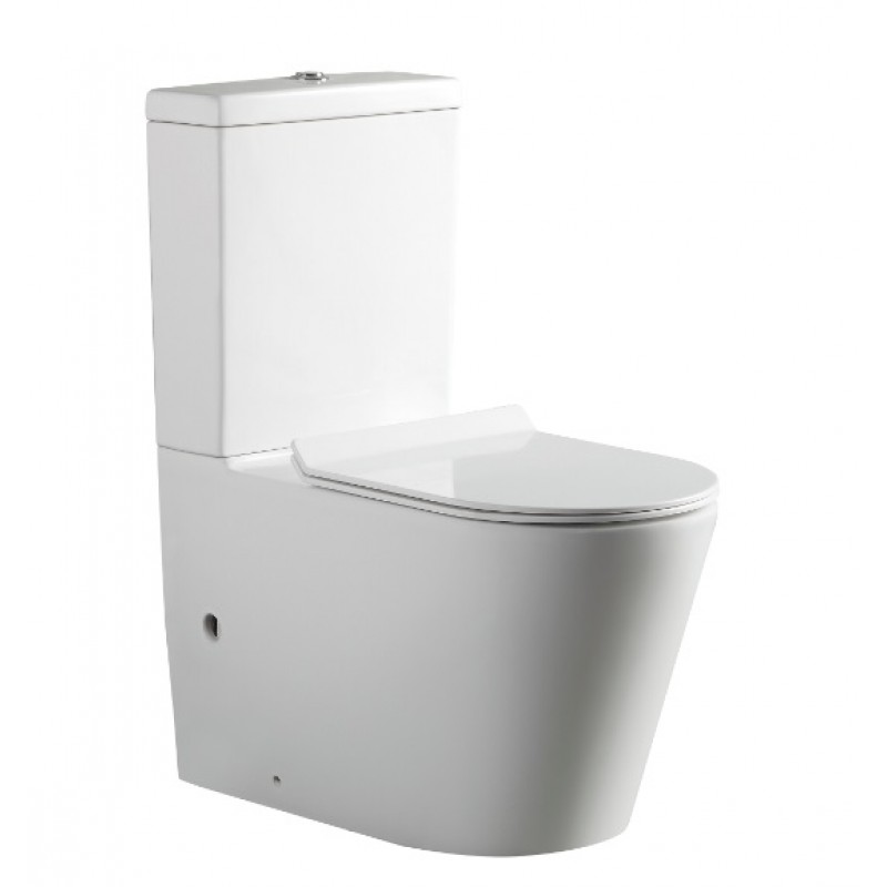 V503-BB007CPRBB006T-95622-00 Flay-R Rimless Toilet Suite - Image 1