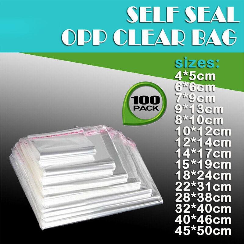 V528-OPP-5S-8-103-100PCS-724664-202503211131-00 100Pcs Self-Adhesive Clear Opp Cellophane Bags with Air Hole - 8*10+3cm - Image 1