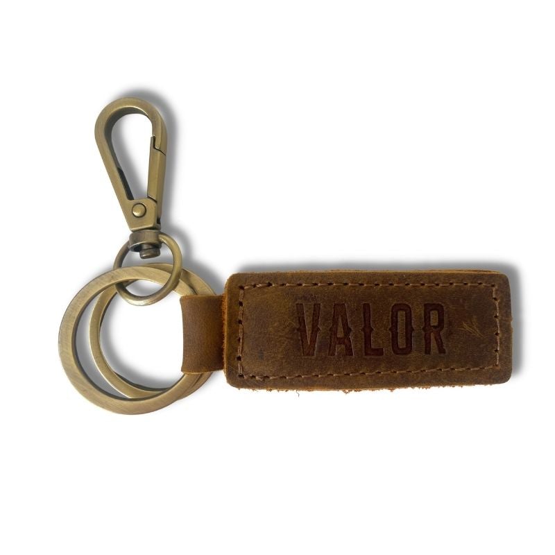 V534-VA182-89974-00 Leather Keychain - Image 1