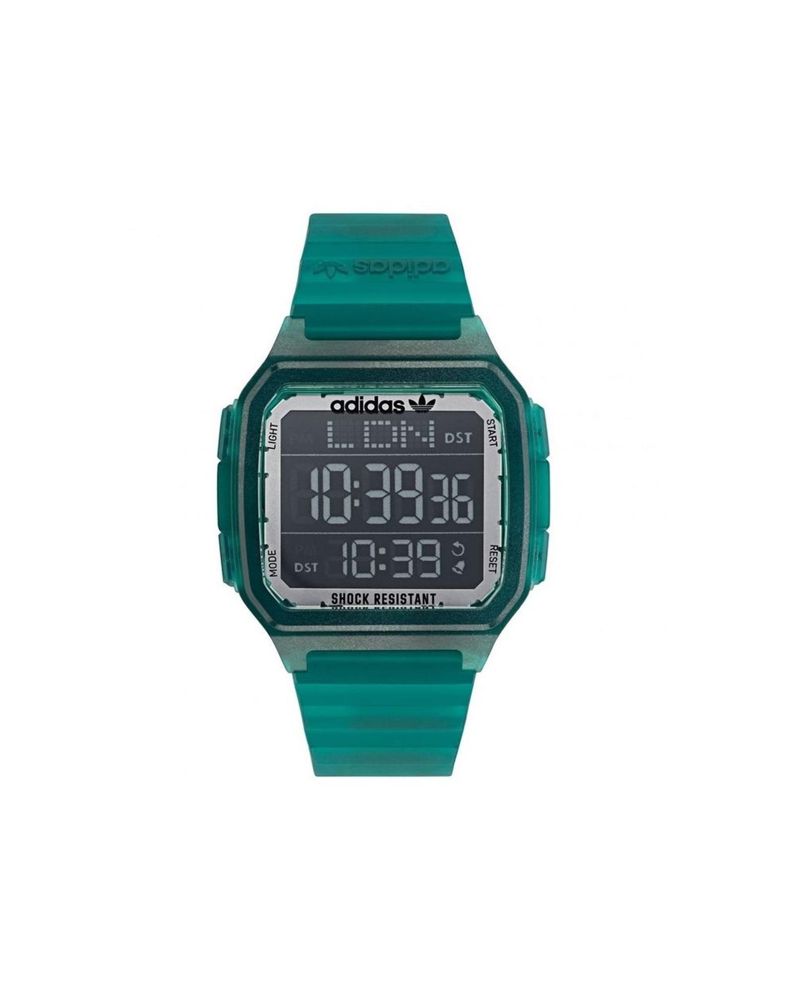 V539-ADAOST22048AC-202506111817-00 Adidas Men's Green Resin Watch - One Size - Image 1