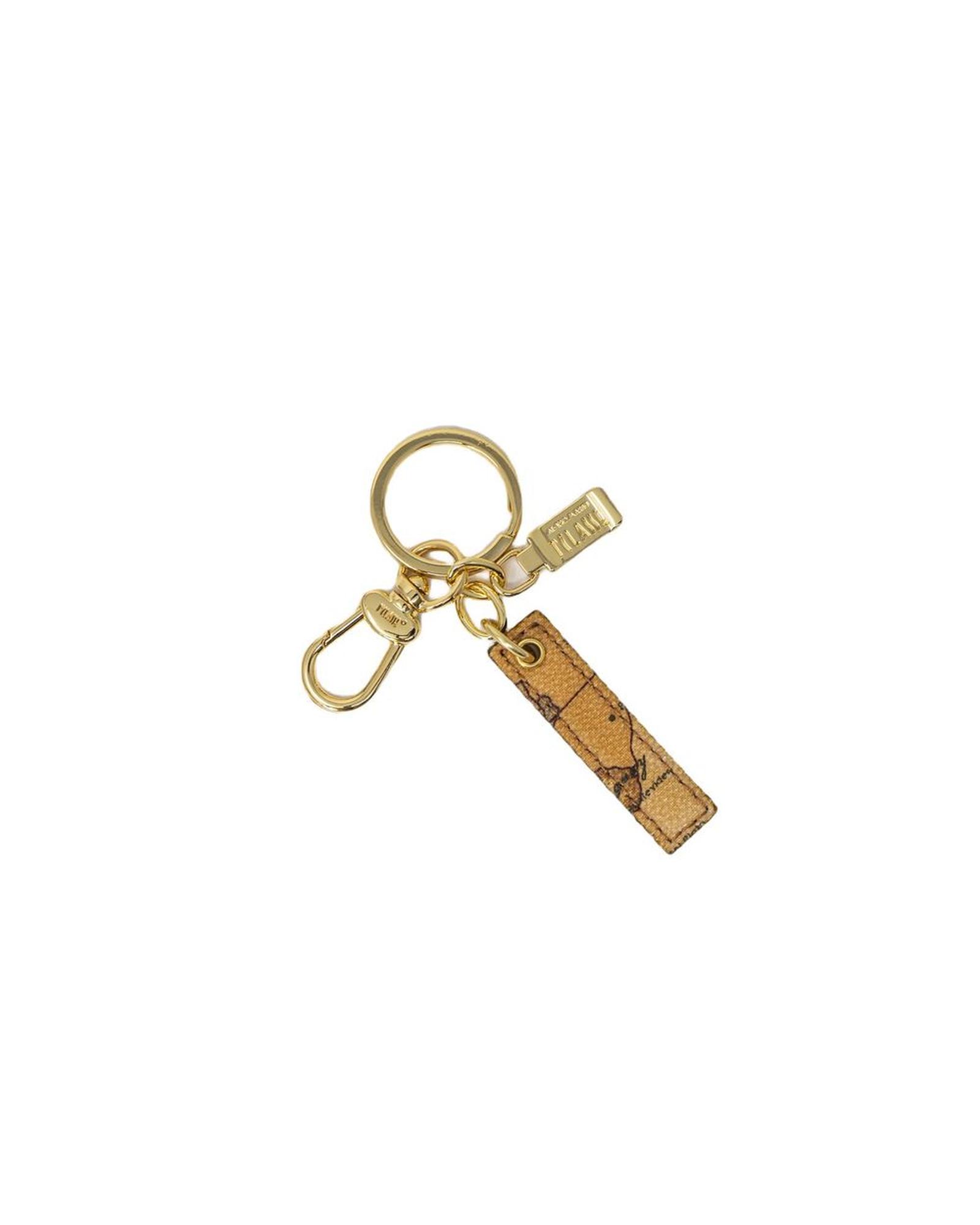 V539-ALMAPRCL-8005600127-202506111931-00 Alviero Martini Prima Classe Women's Beige Leather Keychain - One Size - Image 1