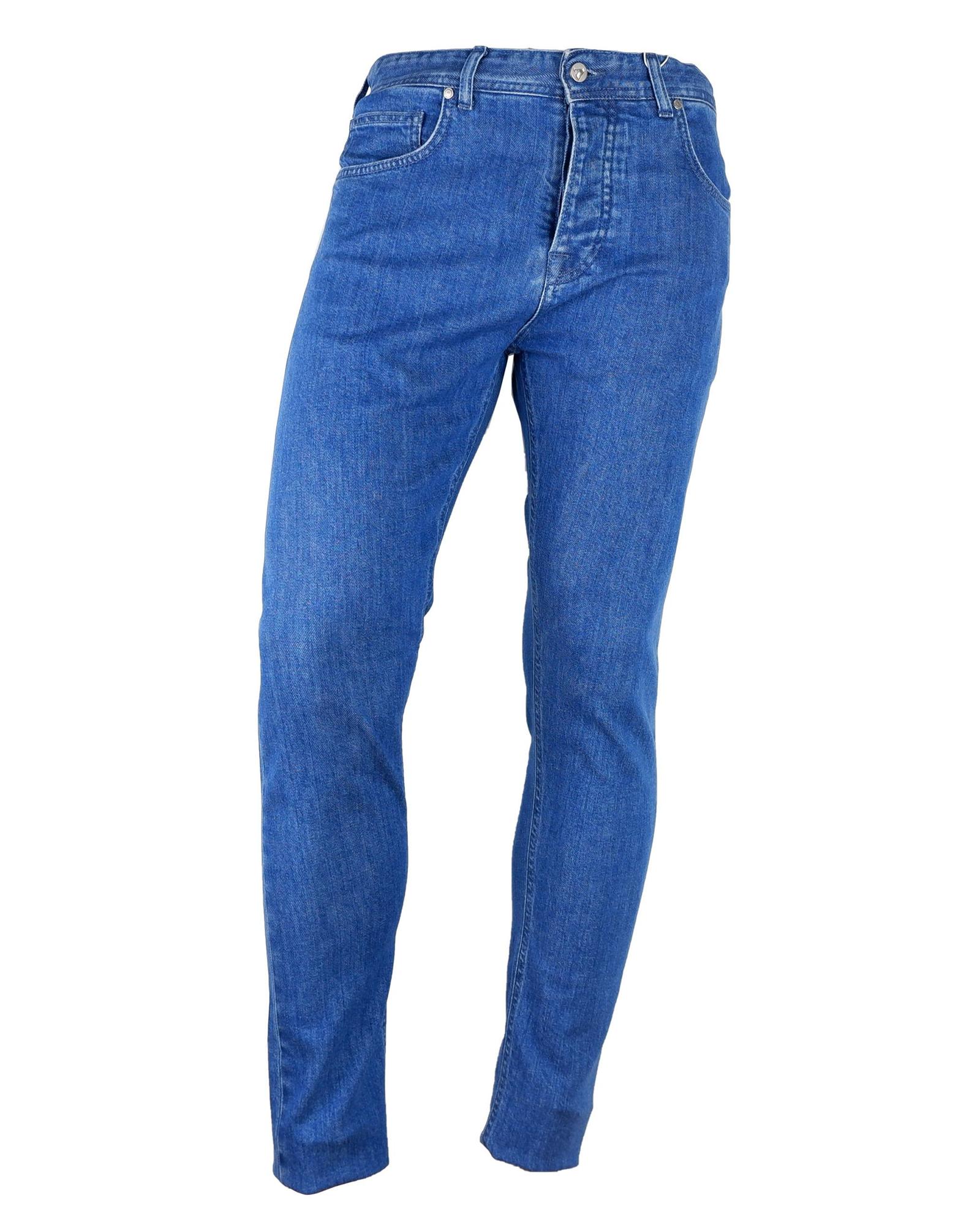 V539-AQ-7870-W32-202509010050-00 Aquascutum Cotton Denim Jeans with 5-Pocket Design W32 US Men - Image 1