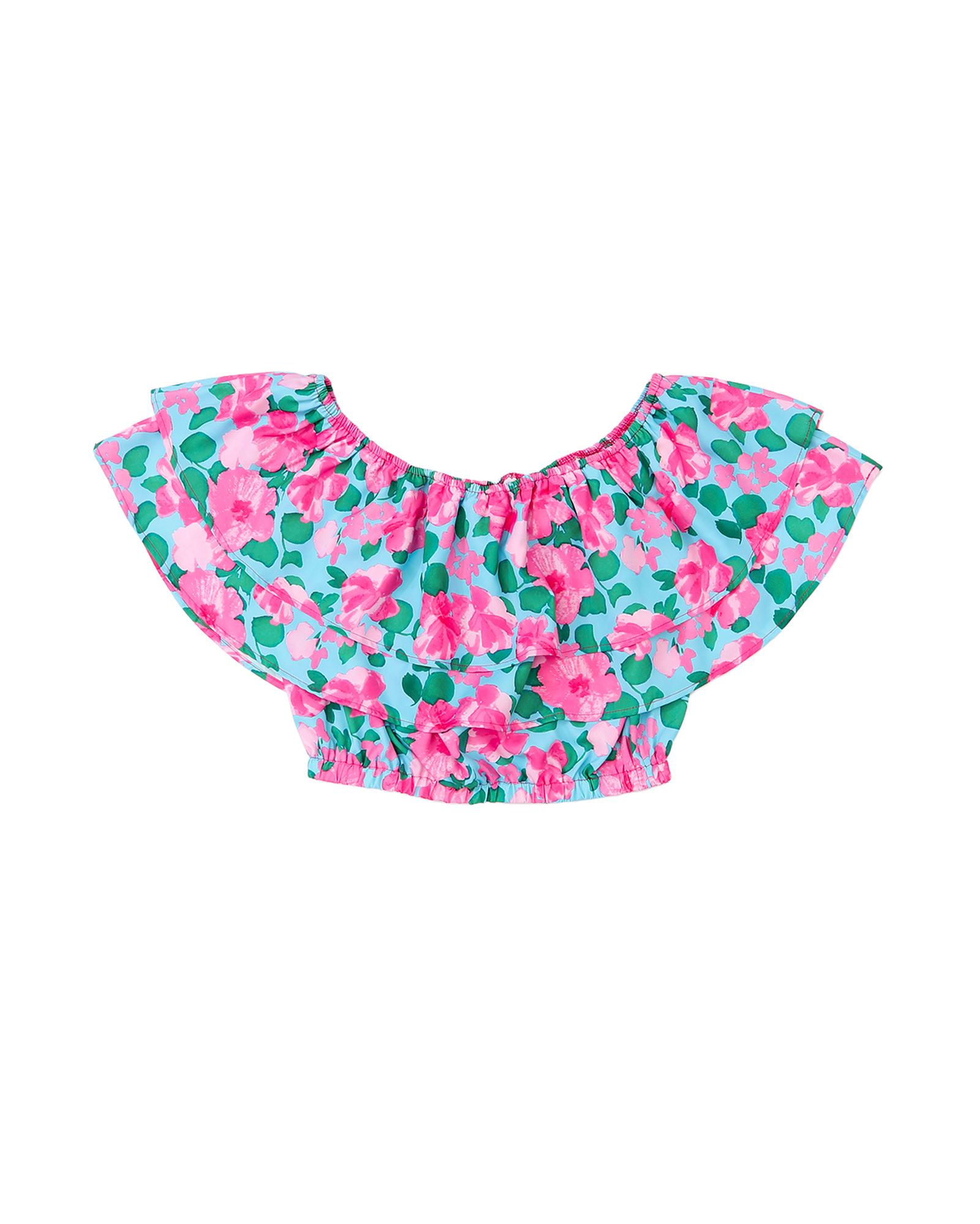 V539-AZEXDC25121455-6-M-202508290510-00 Azura Exchange Off-Shoulder Tiered Ruffle Blouse - M - Image 1