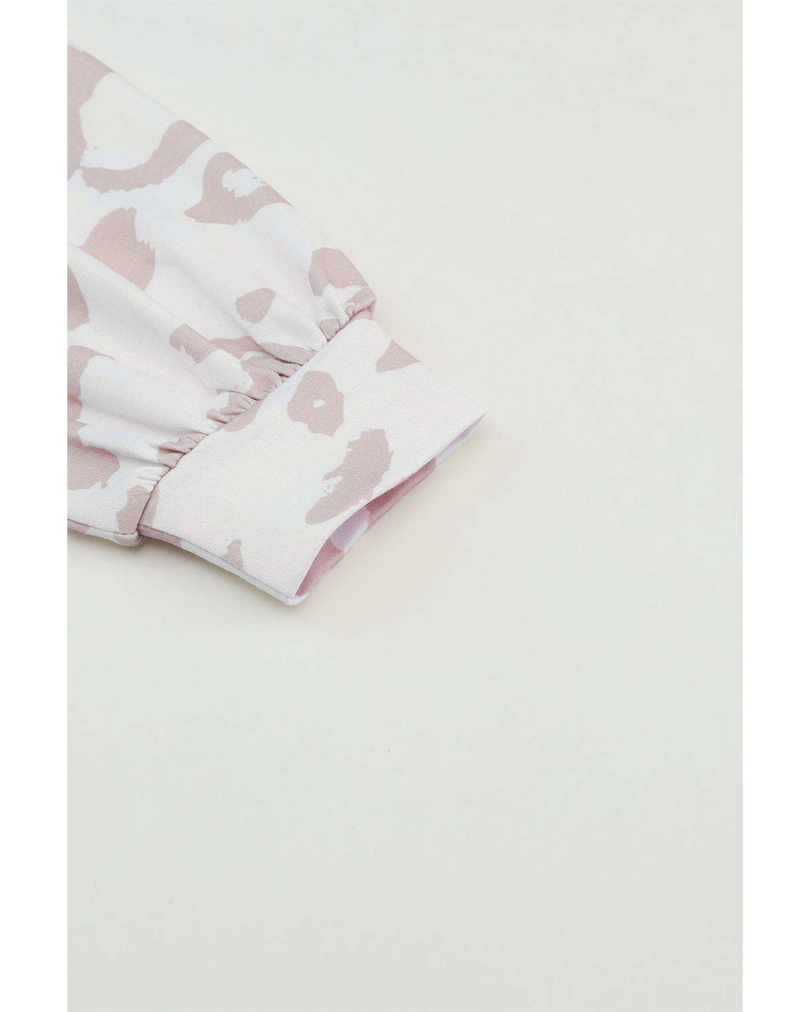 V539-AZEXDC25121830-20-S-202508290435-00 Azura Exchange Contrast Stripes Patchwork Puff Sleeve Knit Top - S - Image 1