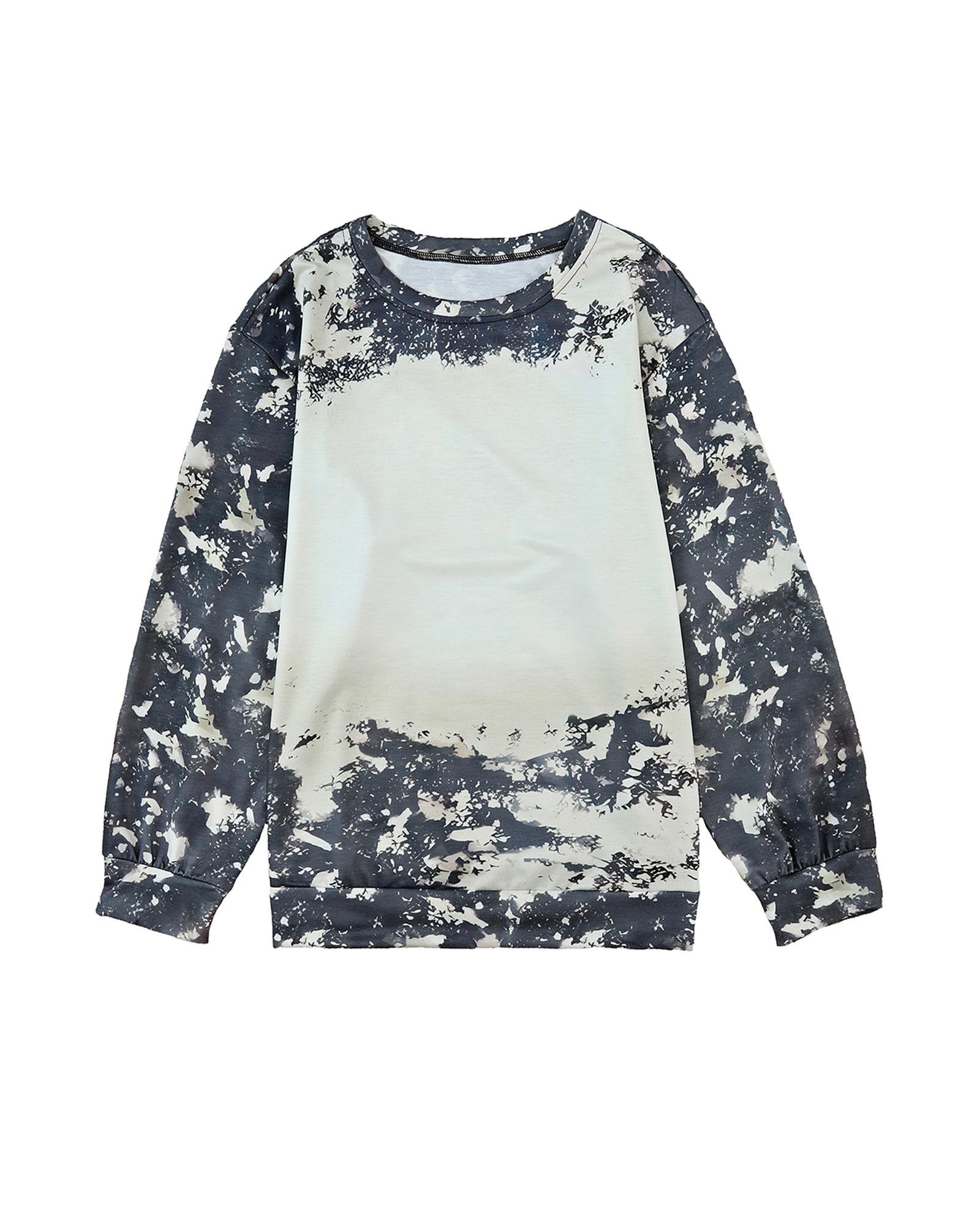 V539-AZEXDC25122256-22-S-202508261345-00 Azura Exchange Vintage Bleached Tie Dye Long Sleeve Top - S - Image 1