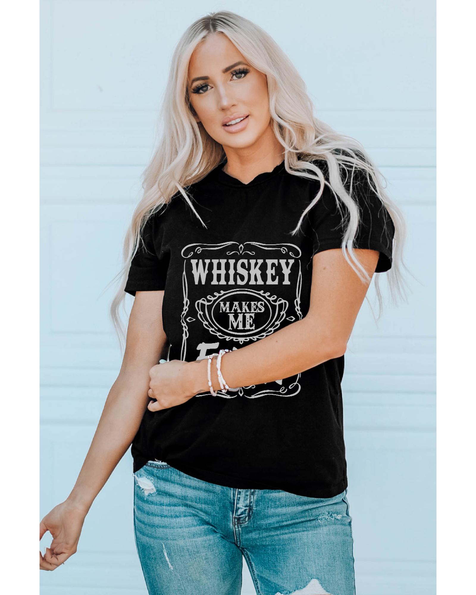 V539-AZEXDC25217589-2-2XL-202508270710-00 Azura Exchange Frisky Print Crewneck Graphic Tee - 2XL - Image 1