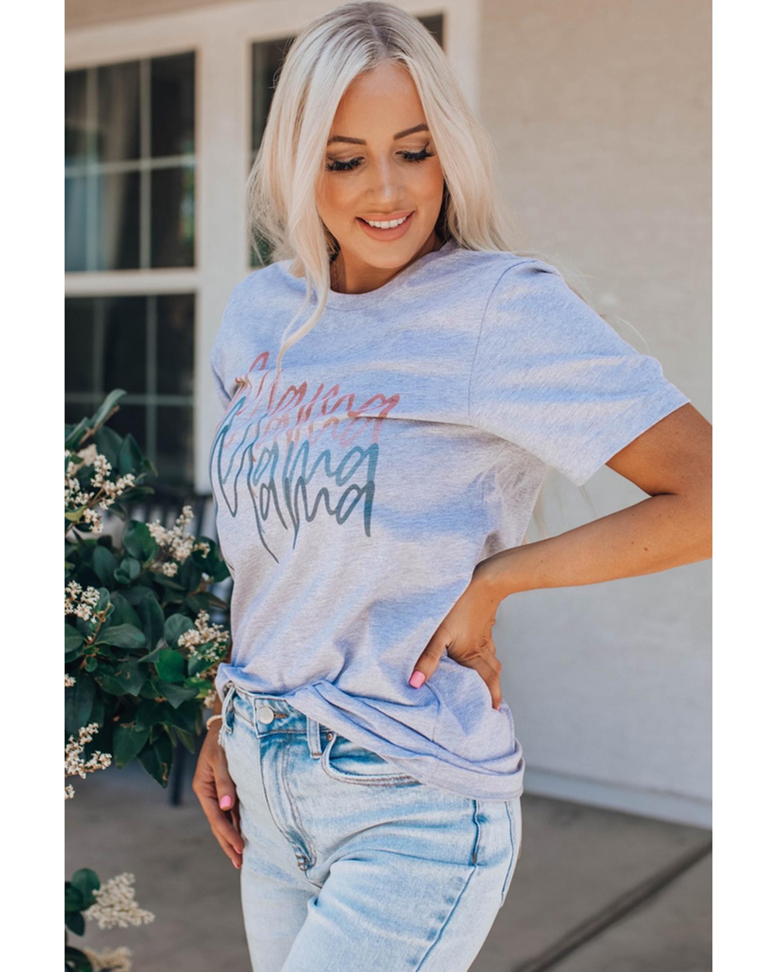 V539-AZEXDC25218076-11-M-202508262035-00 Azura Exchange Mama Quadruple Shadows Graphic Tee - M - Image 1