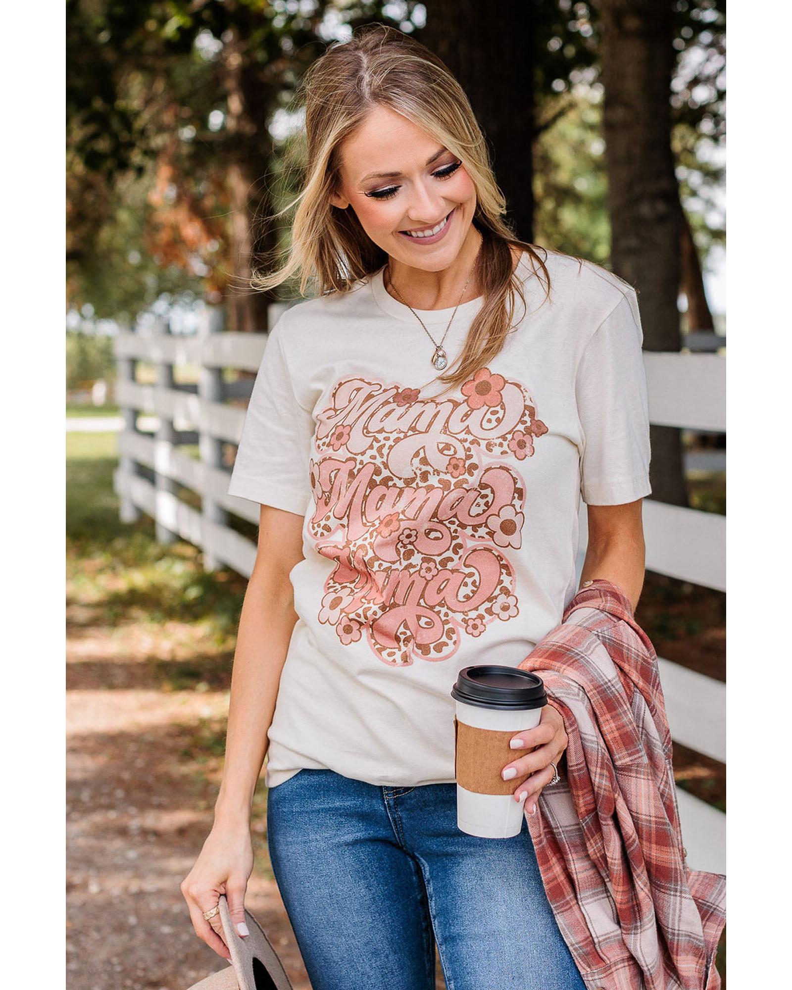 V539-AZEXDC25220185-1-XL-202508290350-00 Azura Exchange Leopard Print Short Sleeve Graphic Tee - XL - Image 1