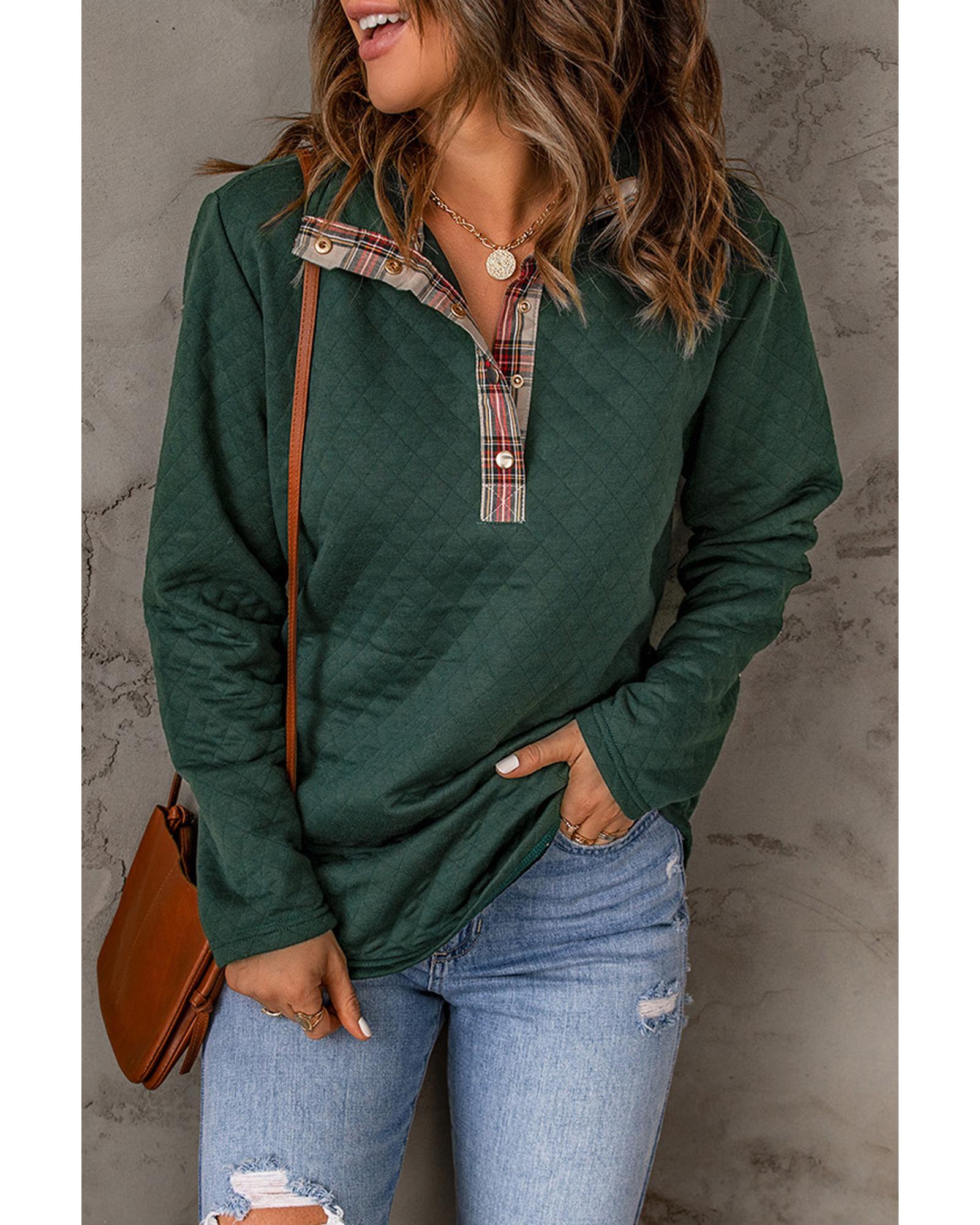 V539-AZEXDC25312136-9-S-202508252155-00 Azura Exchange Geometric Texture Sweatshirt - S - Image 1