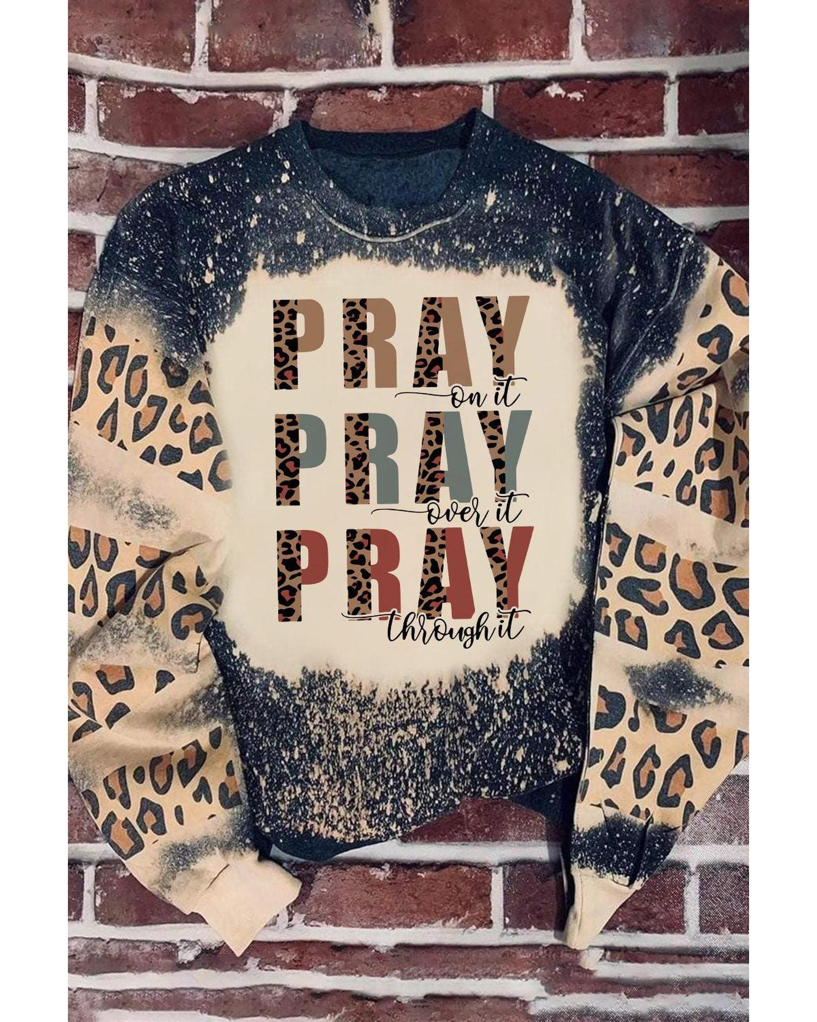 V539-AZEXDC25313534-2-XL-202508262120-00 Azura Exchange Leopard Bleached Color Block Sweatshirt - XL - Image 1