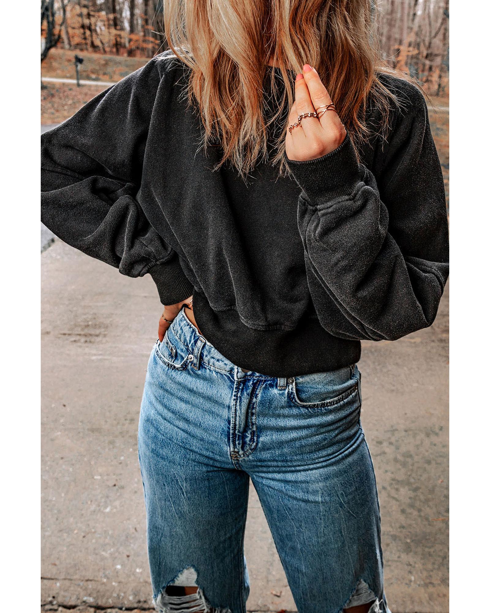 V539-AZEXDC25314578-2-XL-202508290500-00 Azura Exchange Acid Wash Open Back Sweatshirt - XL - Image 1