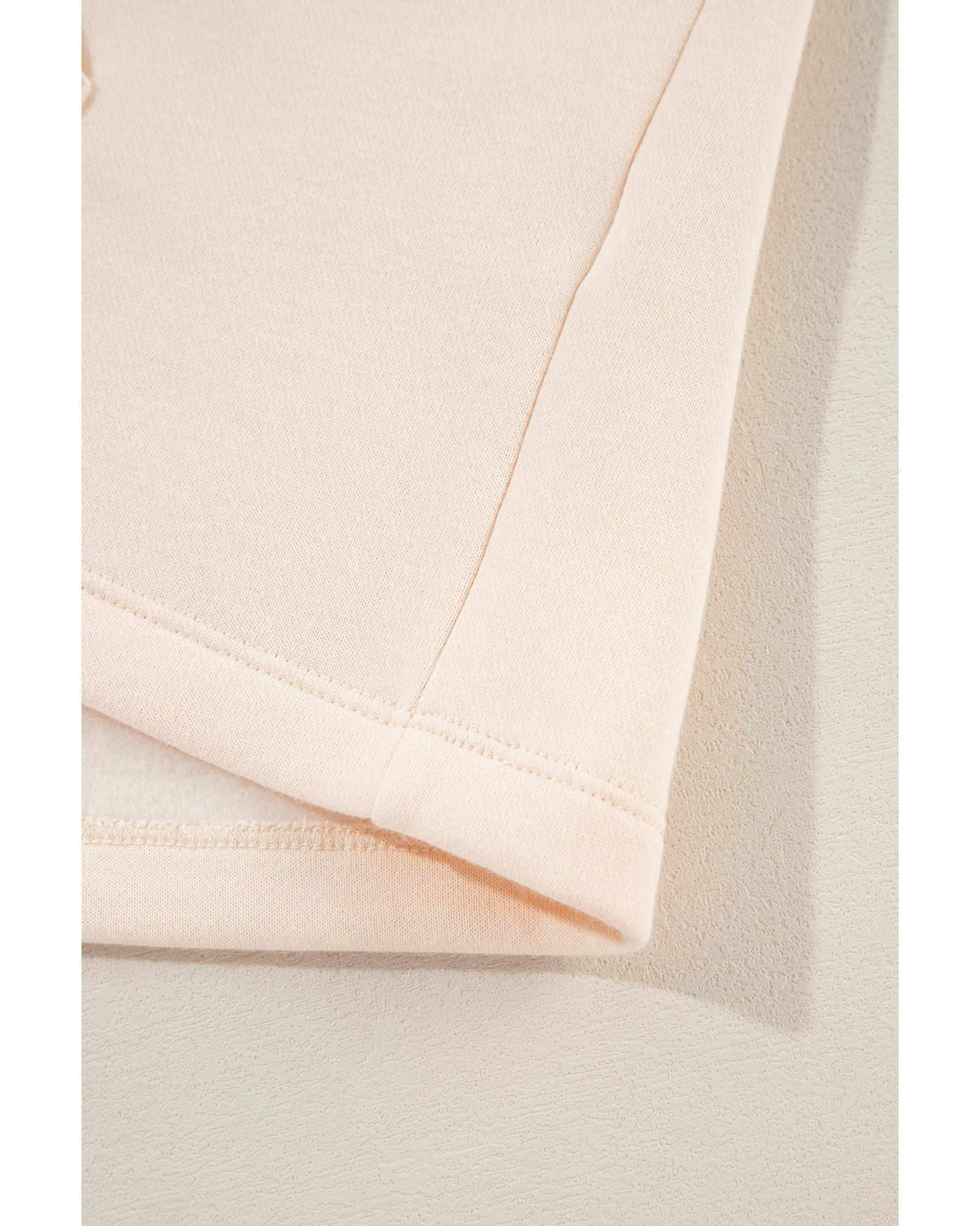 V539-AZEXDC25317373-P18-L-202508282235-00 Apricot Drawstring Turtleneck Dolman Sleeve Sweatshirt - L - Image 1