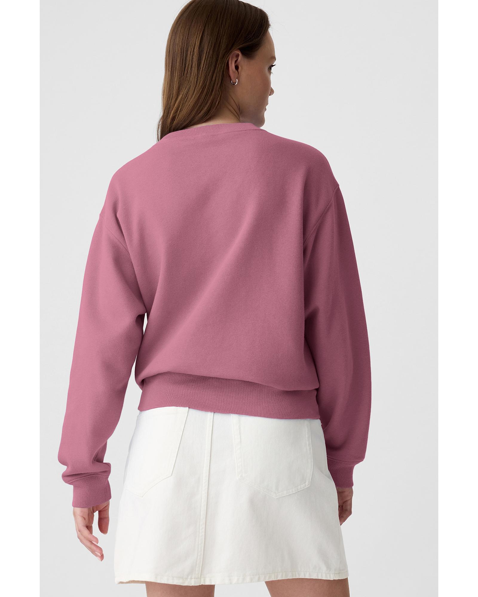 V539-AZEXDC25317836-P308-XL-202508281535-00 Valerian Plain Drop Shoulder Crewneck Pullover Sweatshirt - XL - Image 1