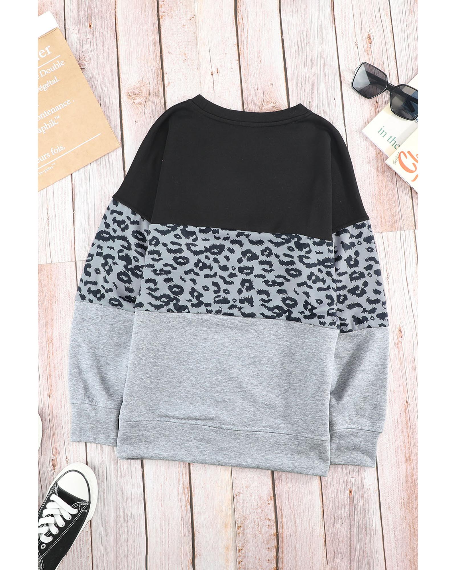 V539-AZEXDC2532980-1011-2XL-202508260455-00 Azura Exchange Contrast Stitching Colorblock Sweatshirt - 2XL - Image 1