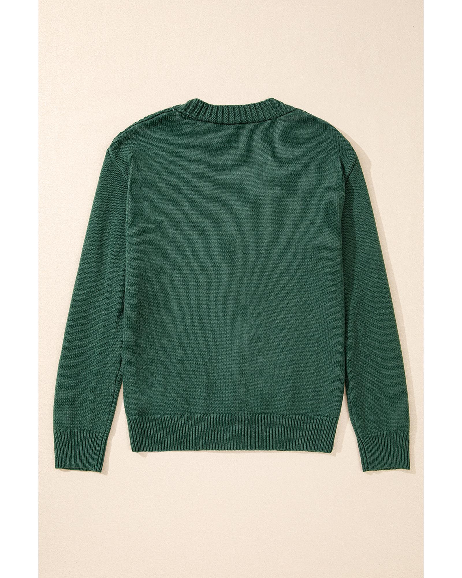 V539-AZEXDC2711785-P2609-2XL-202508282250-00 Canton Open Knit Drop Shoulder Sweater Cardigan - 2XL - Image 1