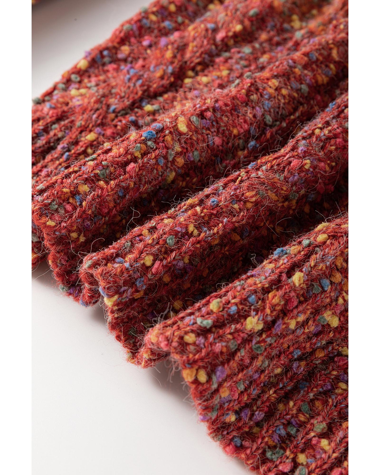 V539-AZEXDC2725911-P22-XL-202508280625-00 Multicolour Colorful Confetti Wool Ball Knitted Sweater - XL - Image 1