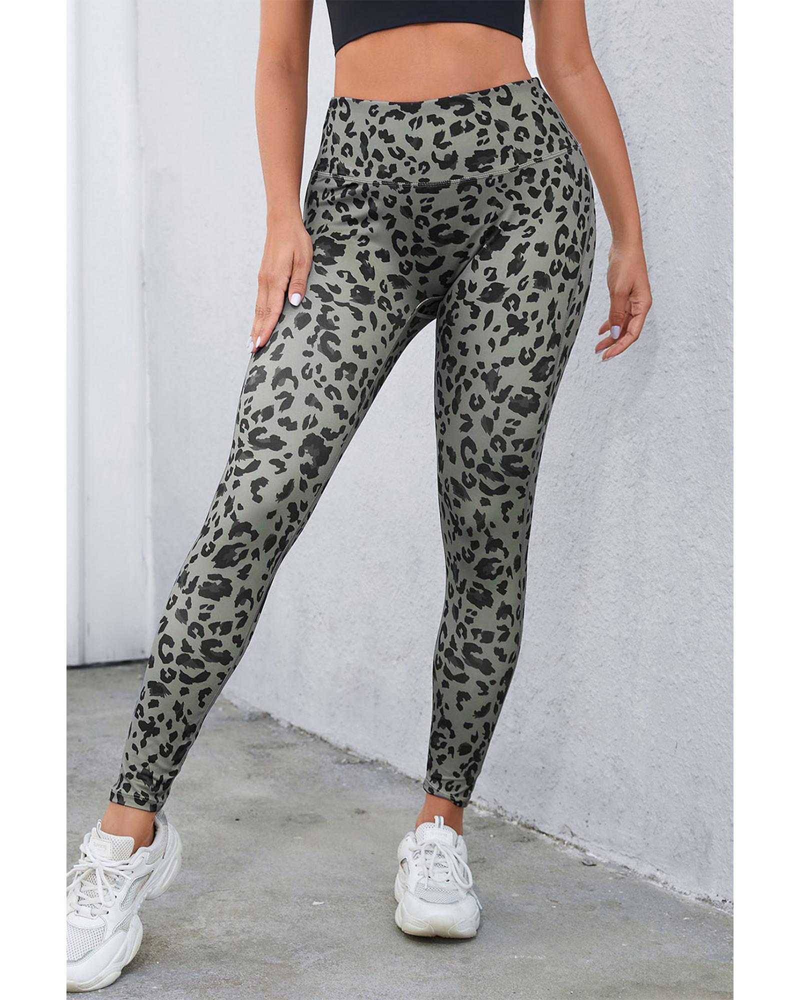 V539-AZEXDC761231-11-S-163891-00 Azura Exchange Leopard Print Active Leggings - S - Image 1