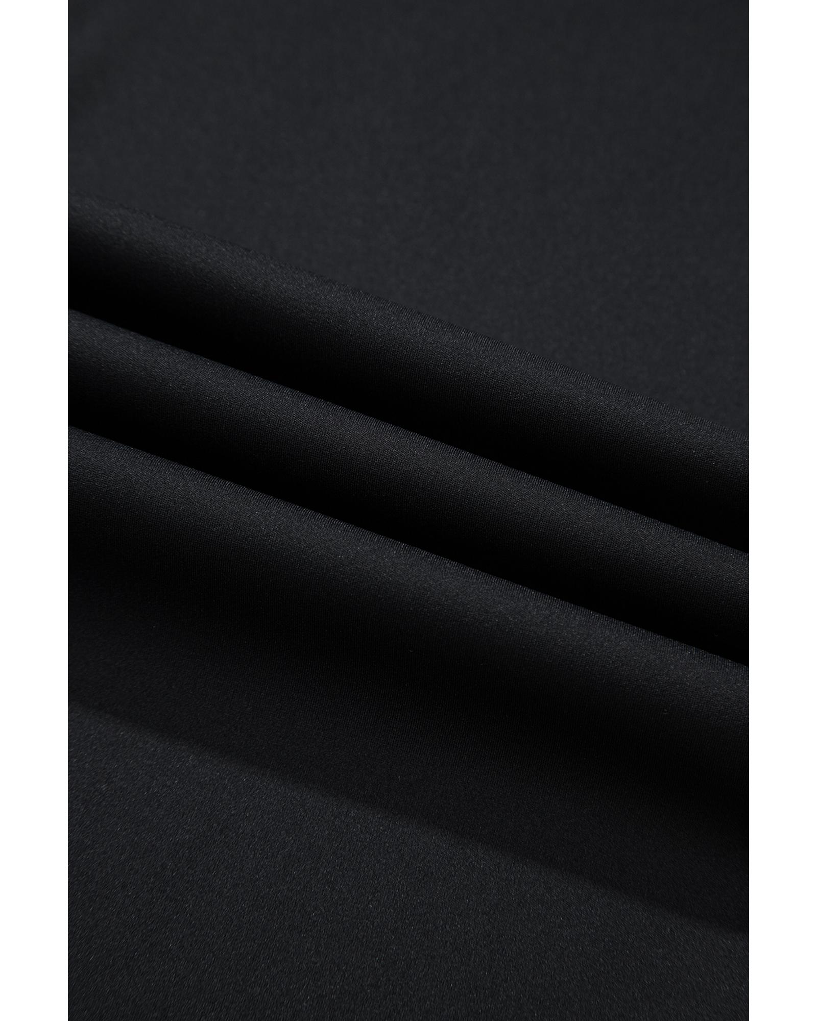 V539-AZEXDC761566-P2-S-202506150808-00 Black V Shape High Waist Flared Leggings - S - Image 1