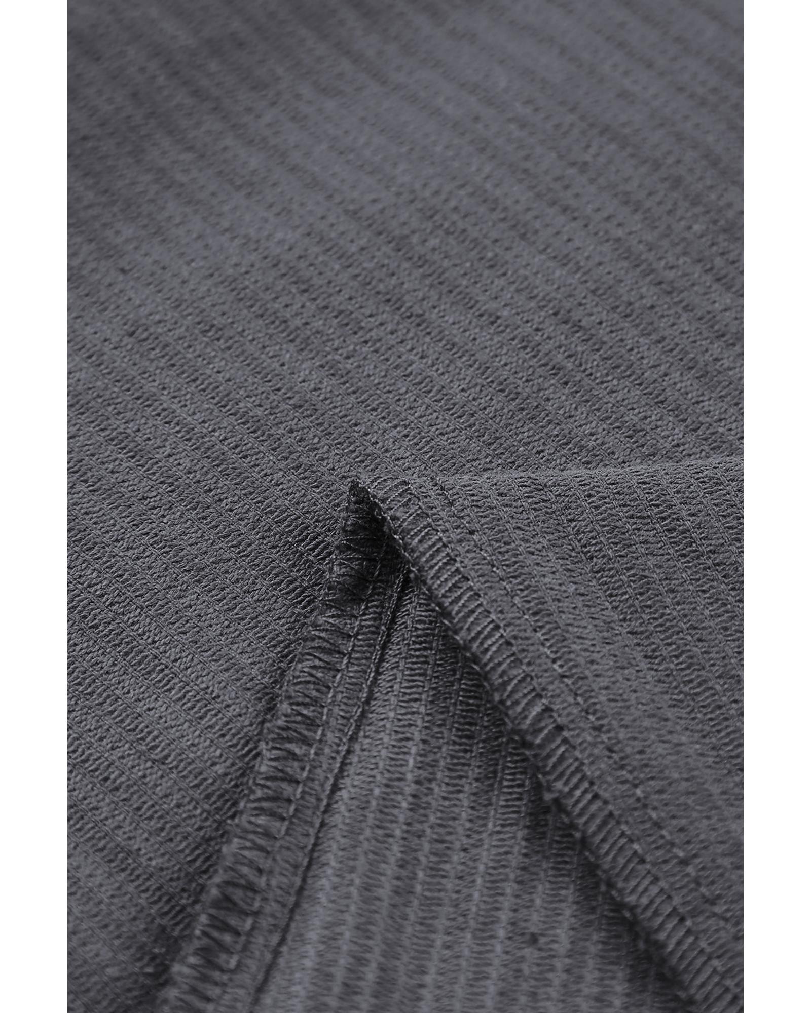 V539-AZEXDC7711218-11-14-202508290206-00 Gray Corduroy High Waist Straight Leg Pants - 14 US - Image 1