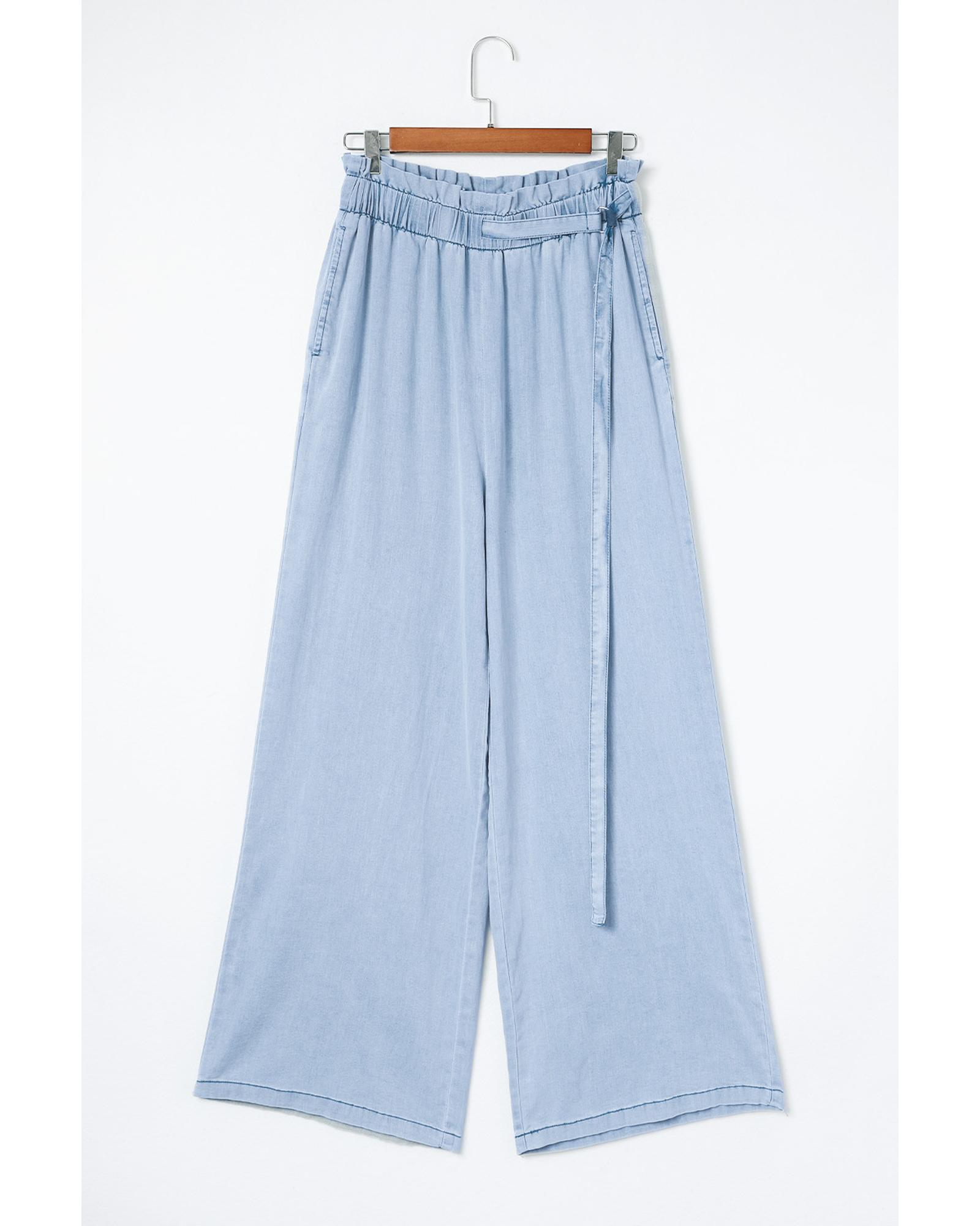 V539-AZEXDC7873844-4-14-202508260845-00 Azura Exchange High Waist Wide Leg Tencel Jeans - 14 US - Image 1