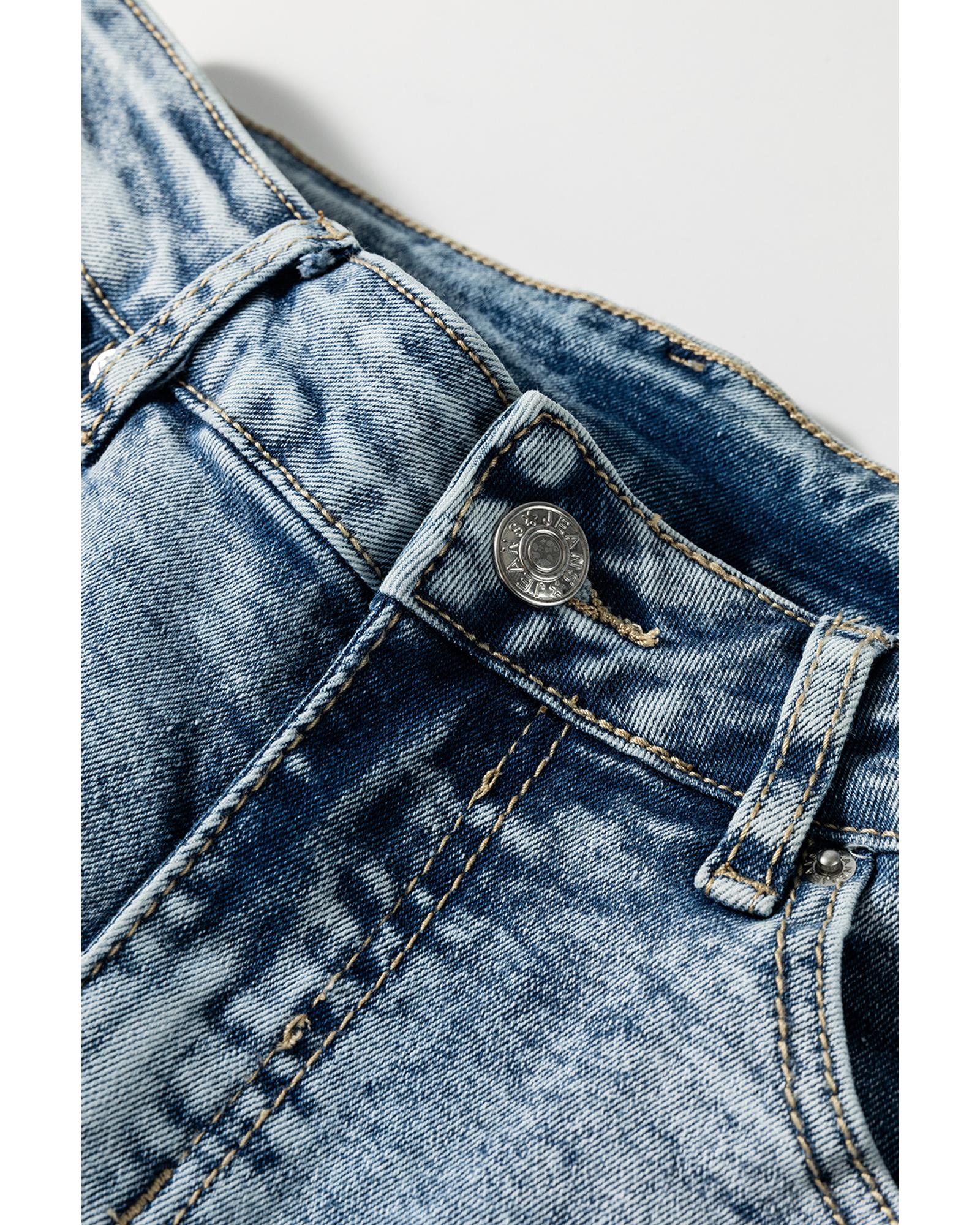 V539-AZEXDC7875199-P1204-16-202508301750-00 Myosotis High Rise Button Zip Fly Medium Wash Jeans - 16 US - Image 1