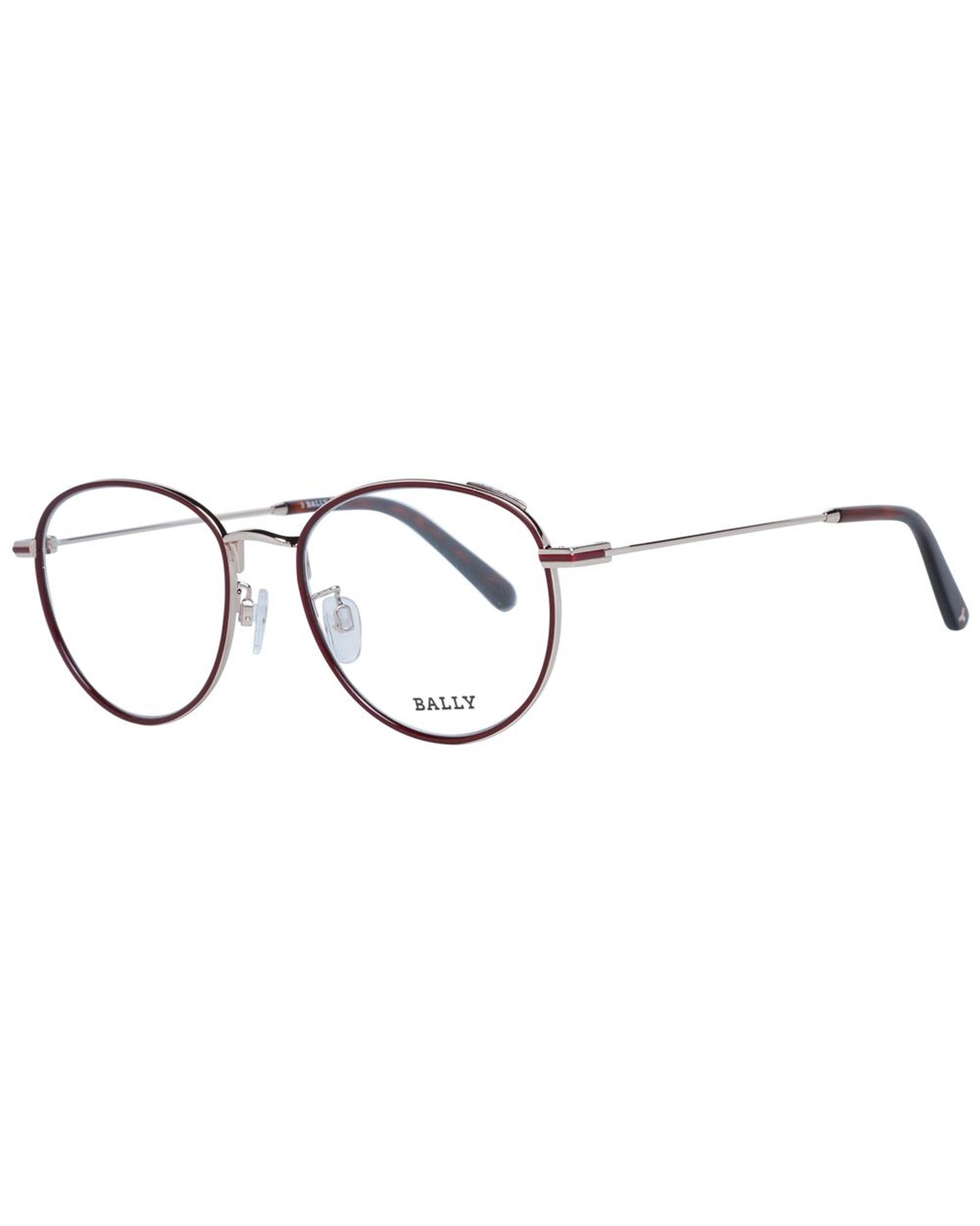 V539-BA-1046888-175661-00 Bally Unisex's Burgundy Unisex Optical Frames - One Size - Image 1