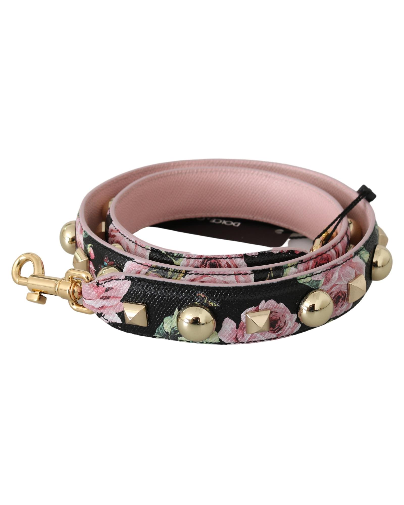 V539-BEL60707-202509010740-00 Dolce & Gabbana Shoulder Strap with Floral Print One Size Women - Image 1