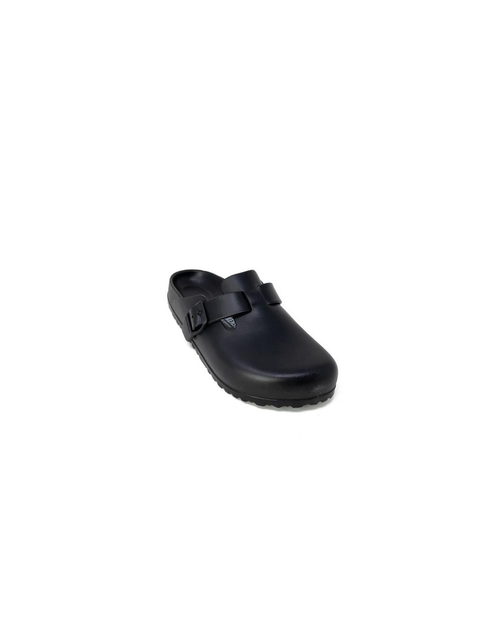 V539-BI-12202800009-EU40US10-202506160021-00 Birkenstock Men's Black Plastic Sandal - 40 EU - Image 1