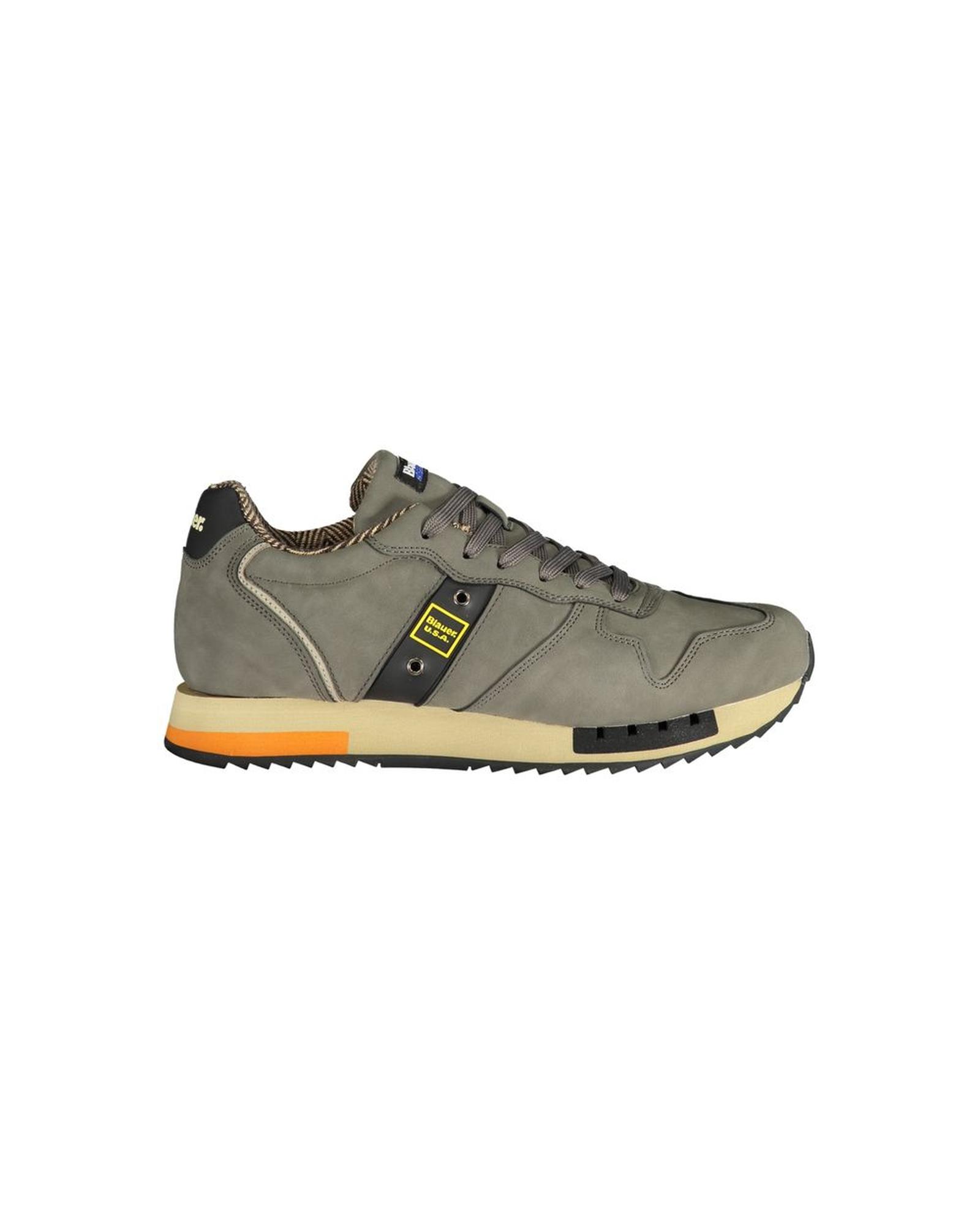 V539-BL-33862-EU44US11-202506160131-00 Blauer Men's Gray Polyester Sneaker - 44 EU - Image 1