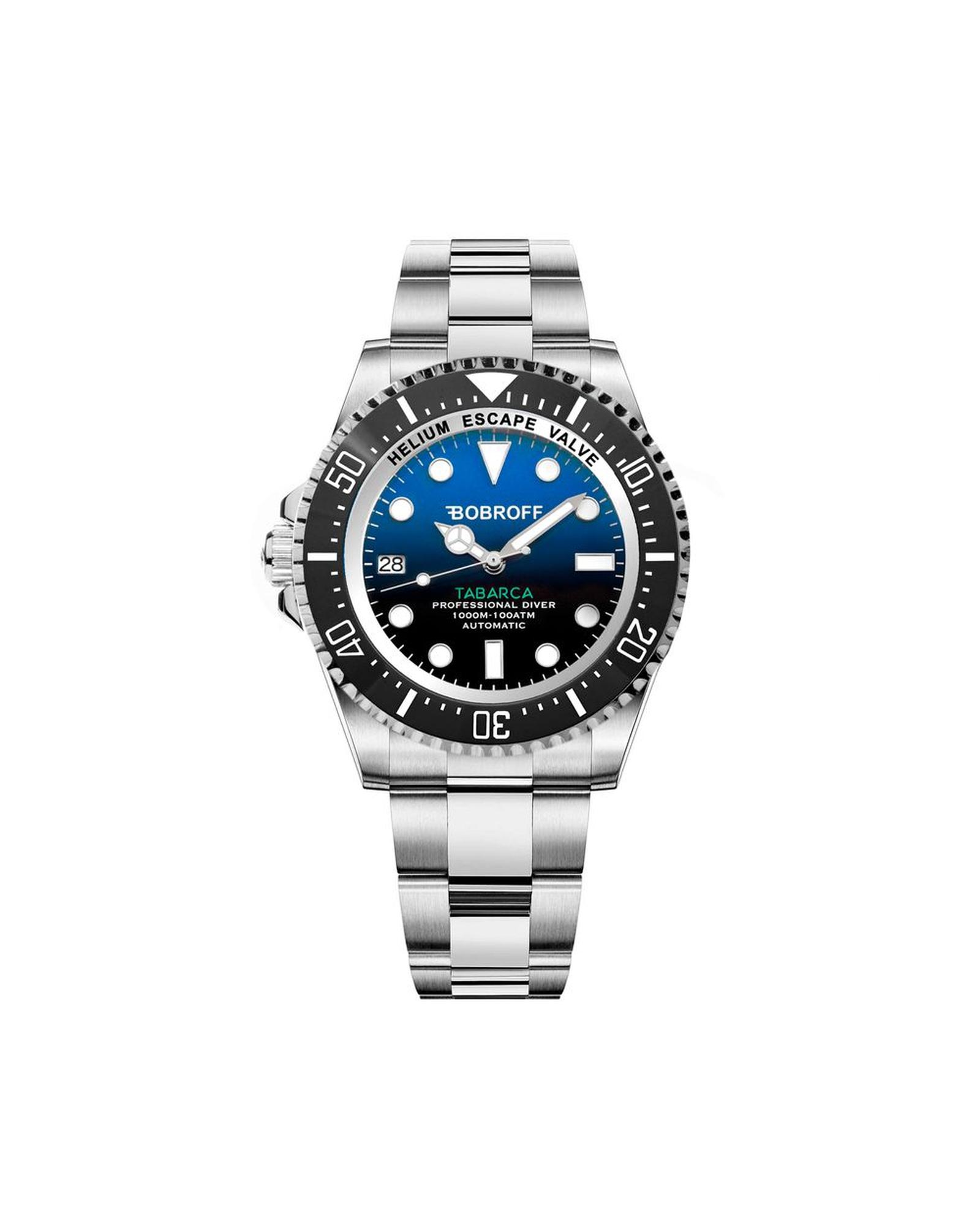 V539-BOBF0003IAC-202506160021-00 Bobroff Men's Silver Stainless Steel Watch - One Size - Image 1