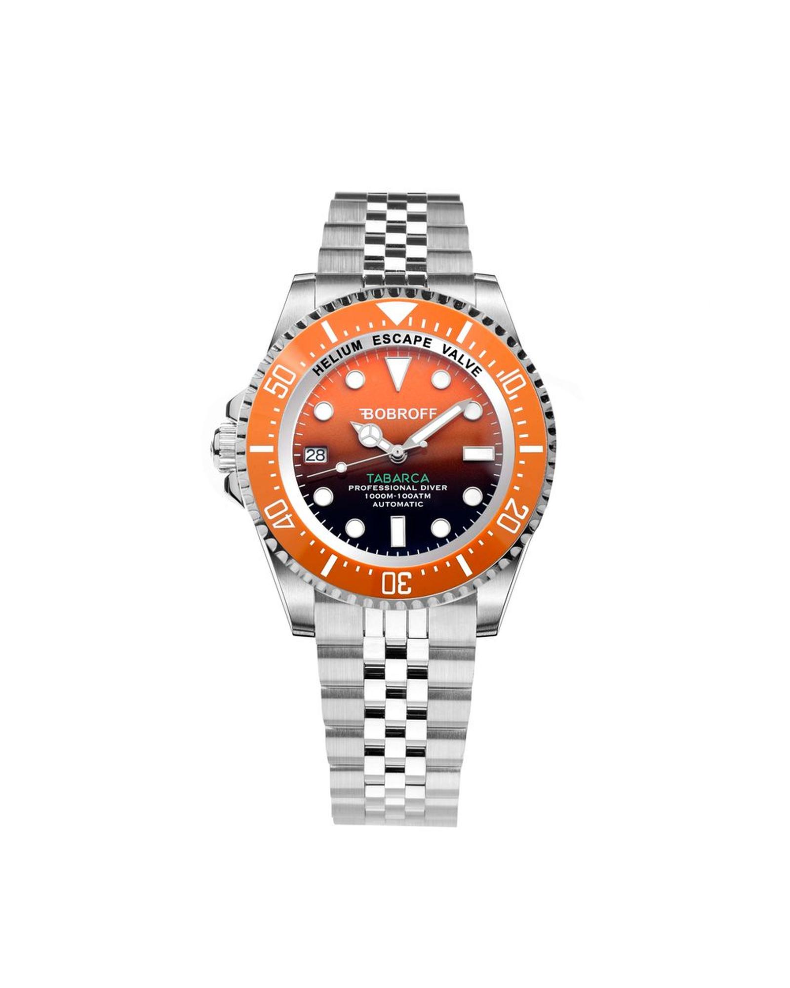 V539-BOBF0004IBNBFSTJAC-202506160031-00 Bobroff Men's Silver Stainless Steel Watch - One Size - Image 1