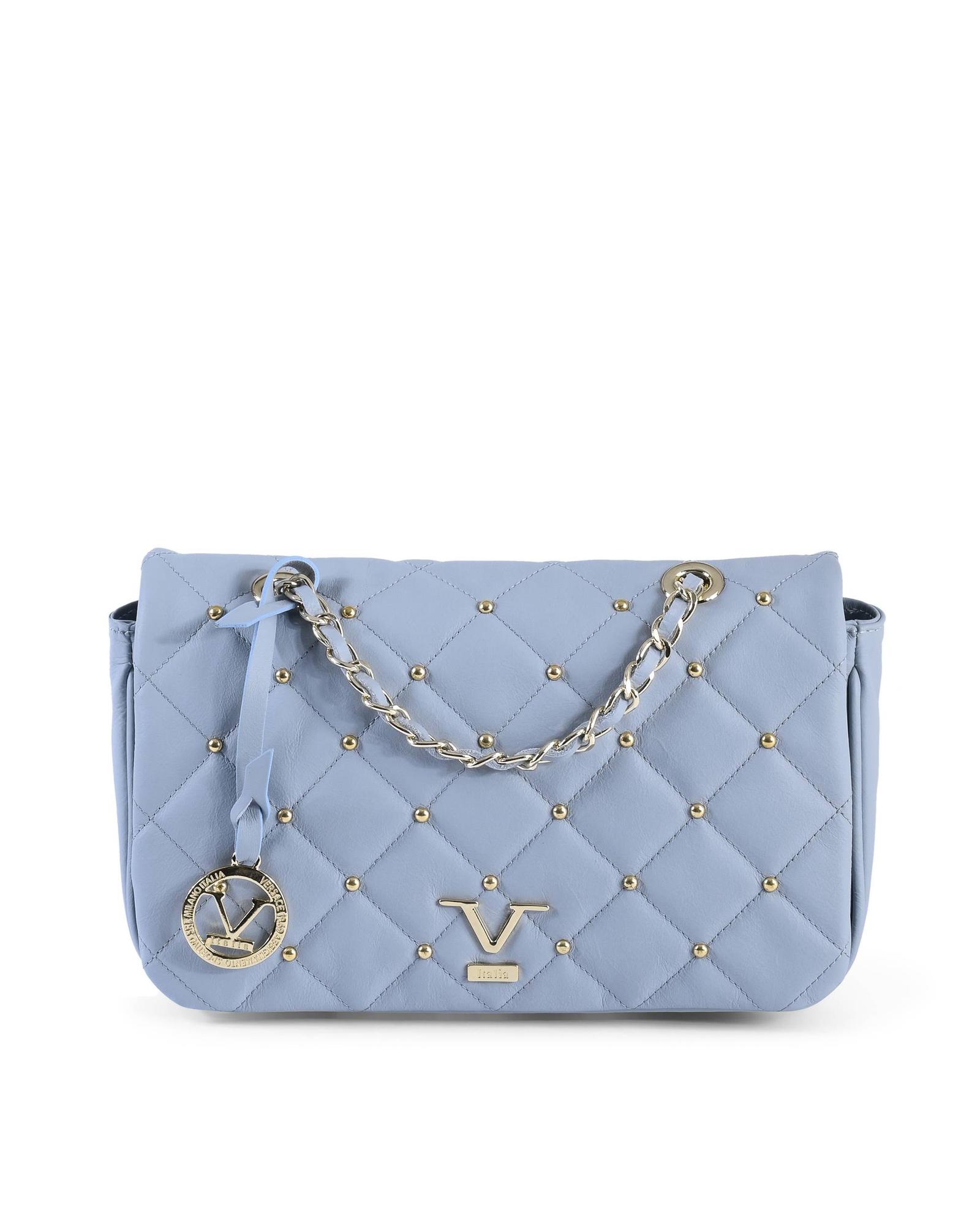 V539-BTB109398-202506160254-00 V Italia by Versace 1969 Quilted Leather Shoulder Bag - One Size - Image 1