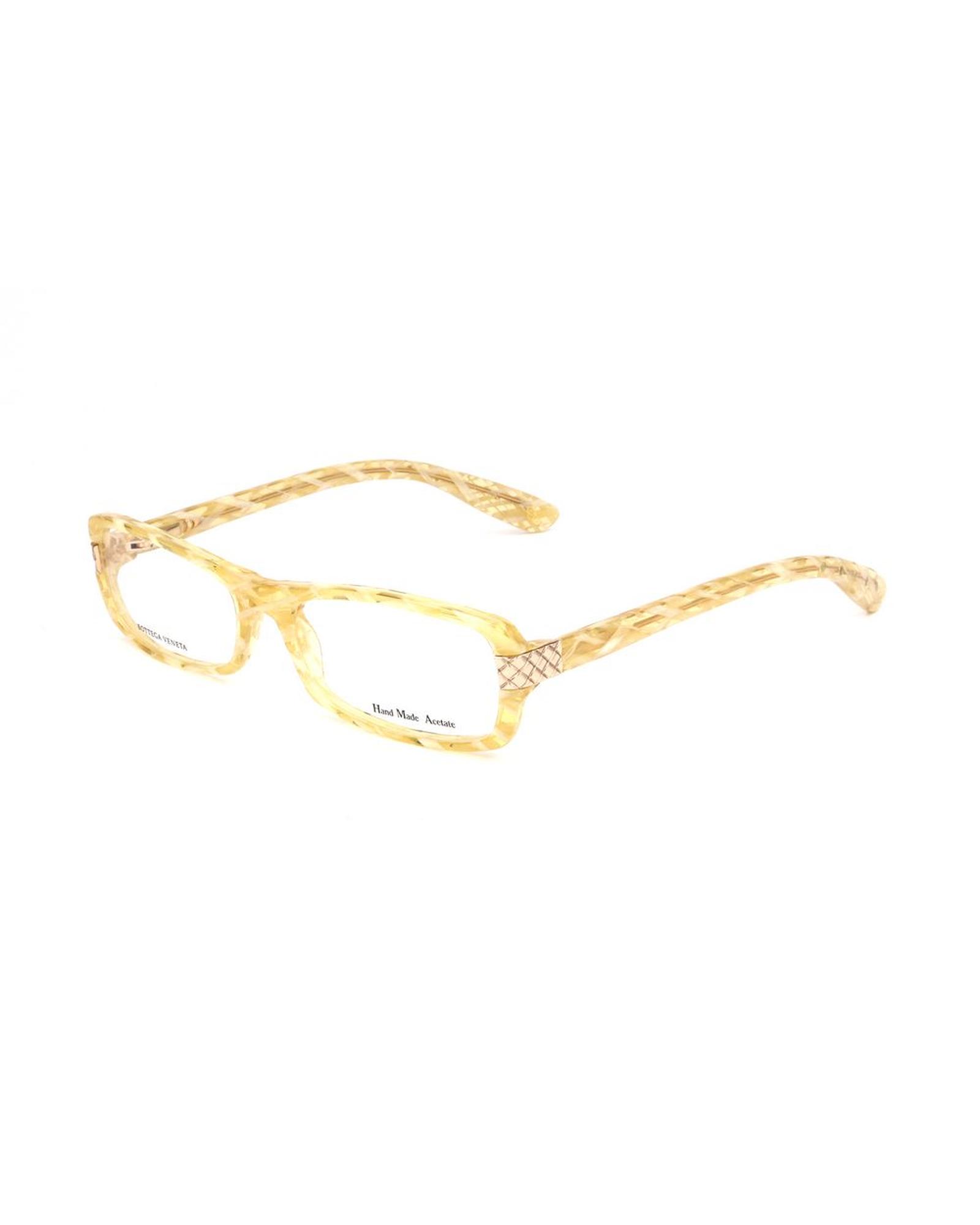 V539-BVBV12229LAC-202506160537-00 Bottega Veneta Women's Yellow Acetate Frames - One Size - Image 1