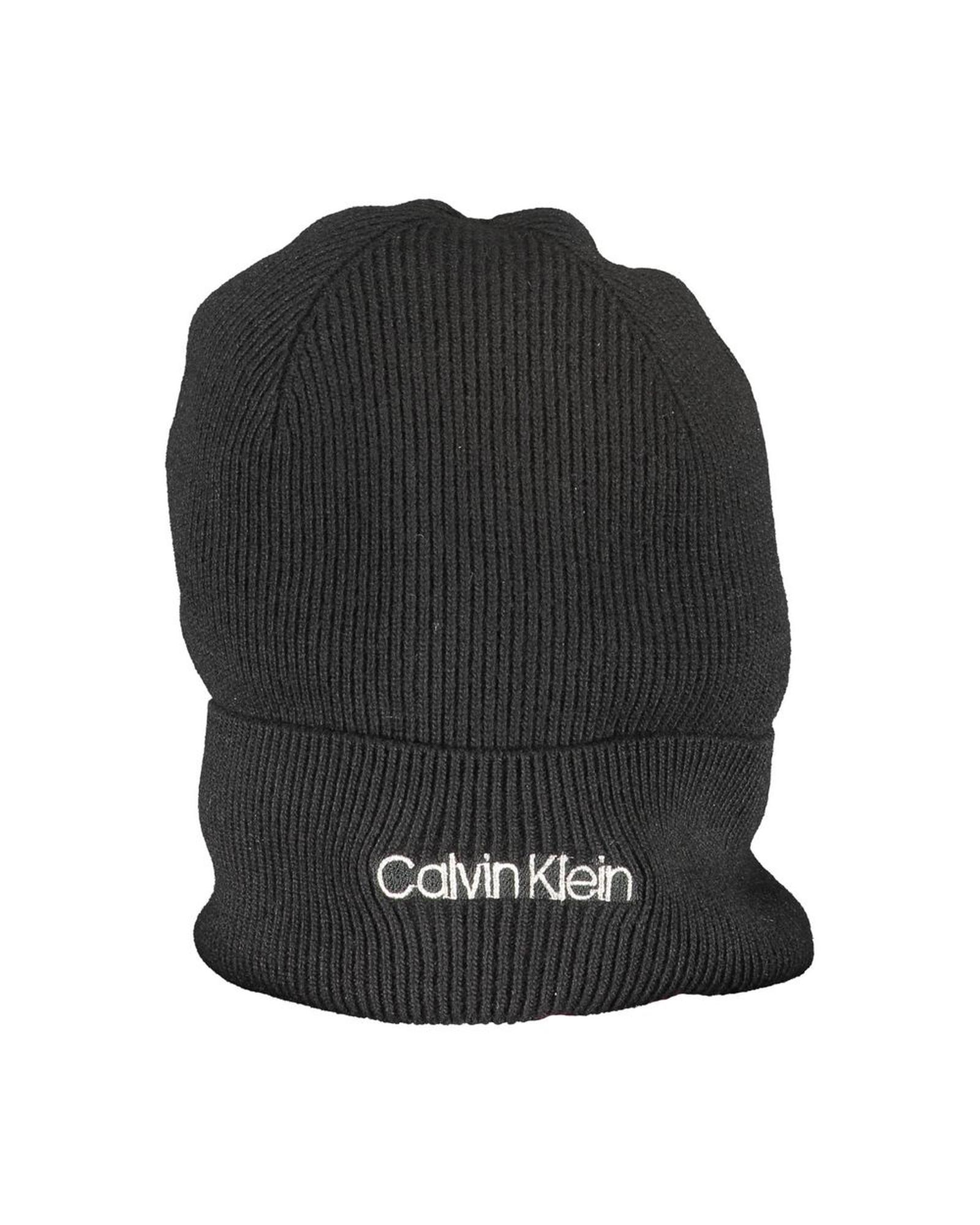V539-CA-10530-202506160615-00 Calvin Klein Women's Black Wool Hat - One Size - Image 1