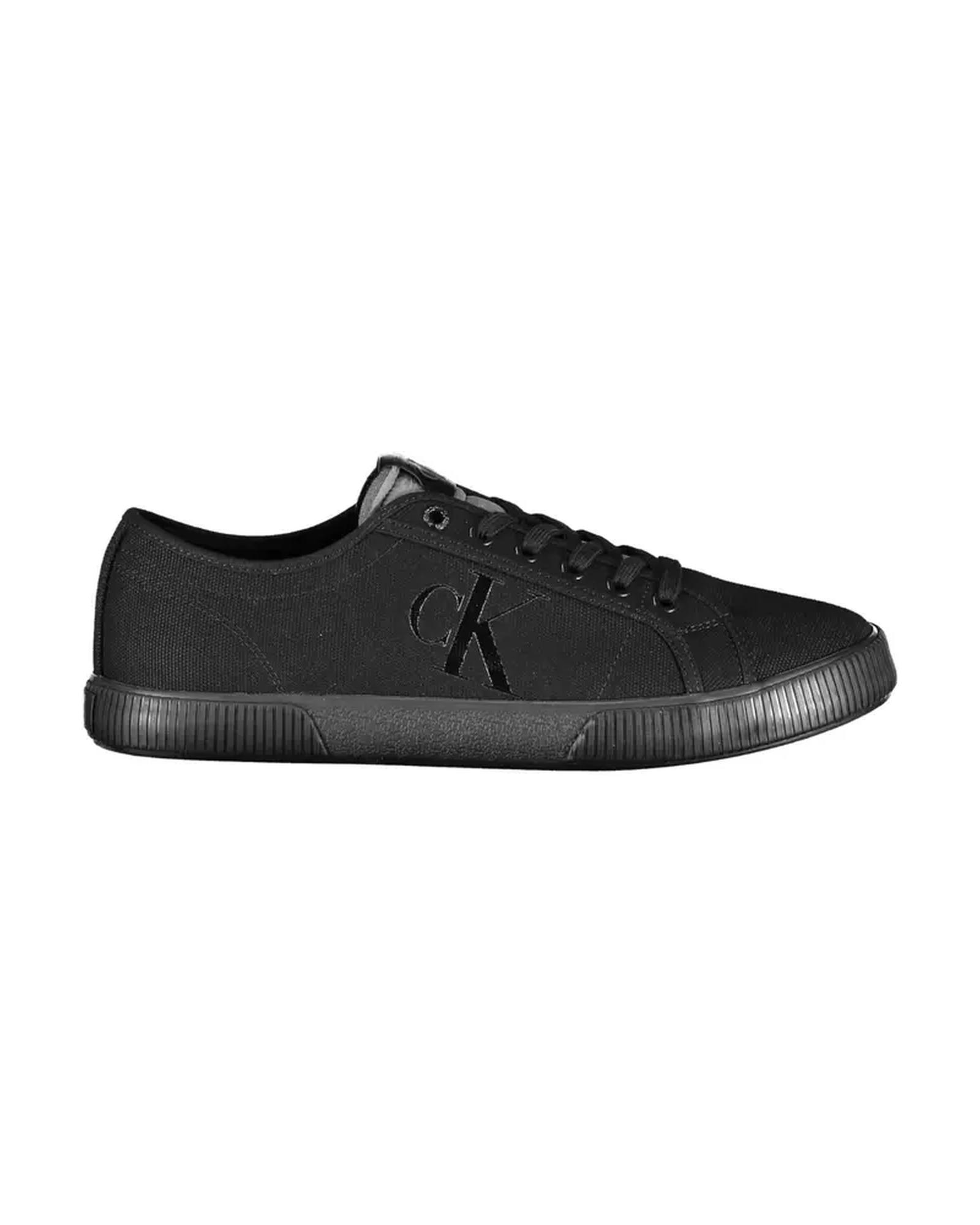 V539-CA-21741-EU44US11-202506160530-00 Calvin Klein Men's Black Cotton Sneaker - 44 EU - Image 1