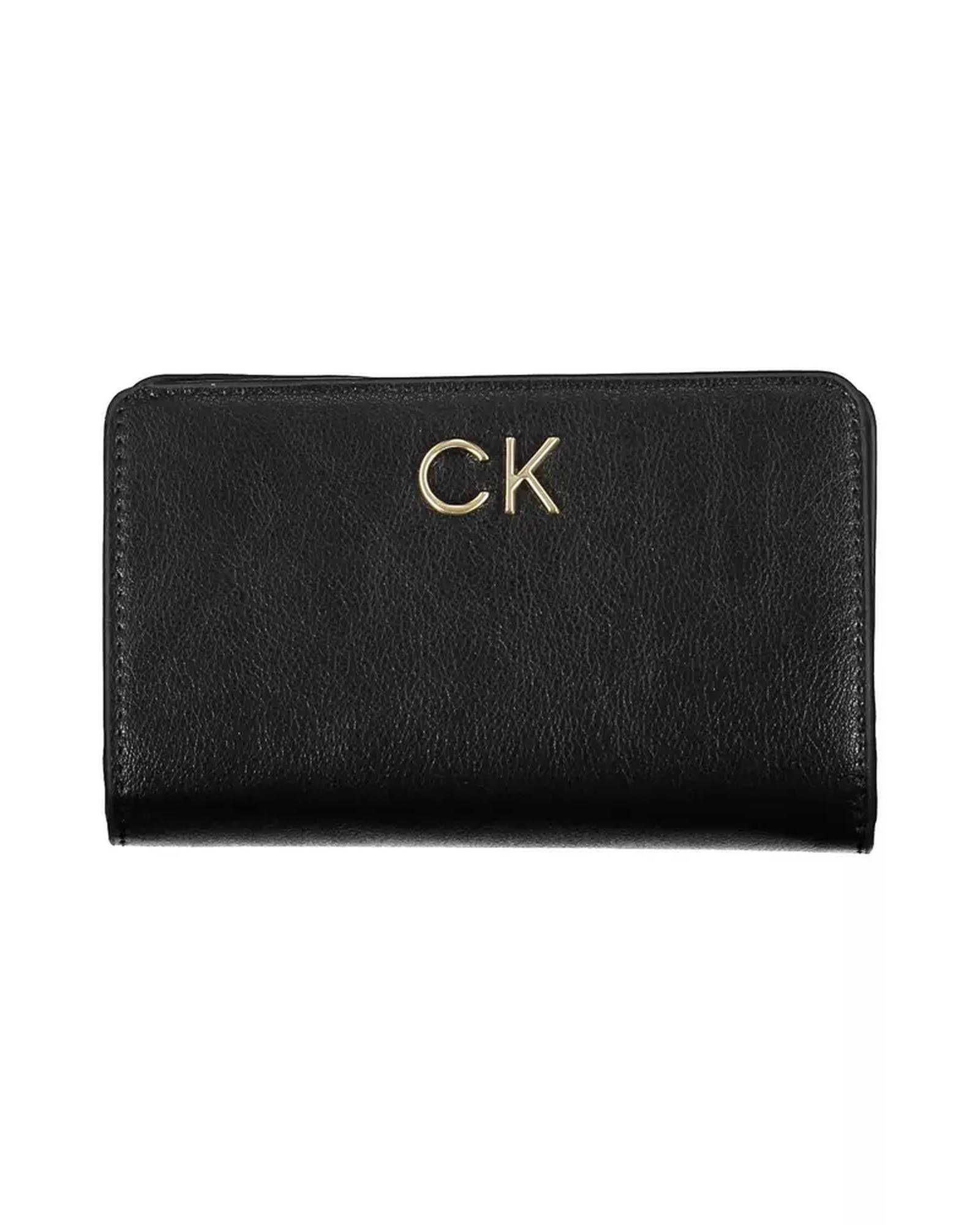 V539-CA-22433-202506160415-00 Calvin Klein Women's Black Polyethylene Wallet - One Size - Image 1