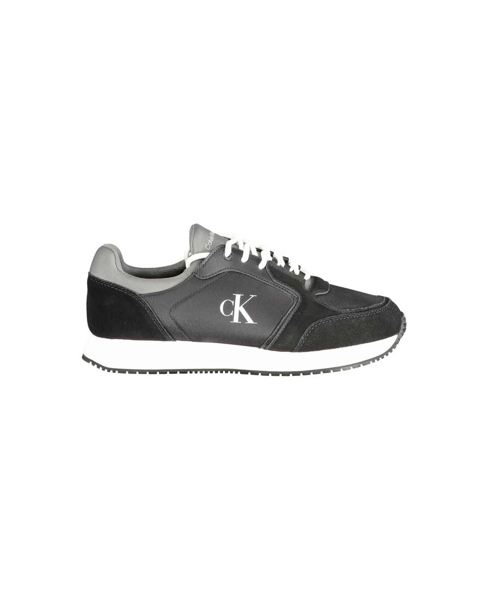 V539-CA-33707-EU46-202506191930-00 Calvin Klein Men's Black Polyester Sneaker - 46 EU - Image 1