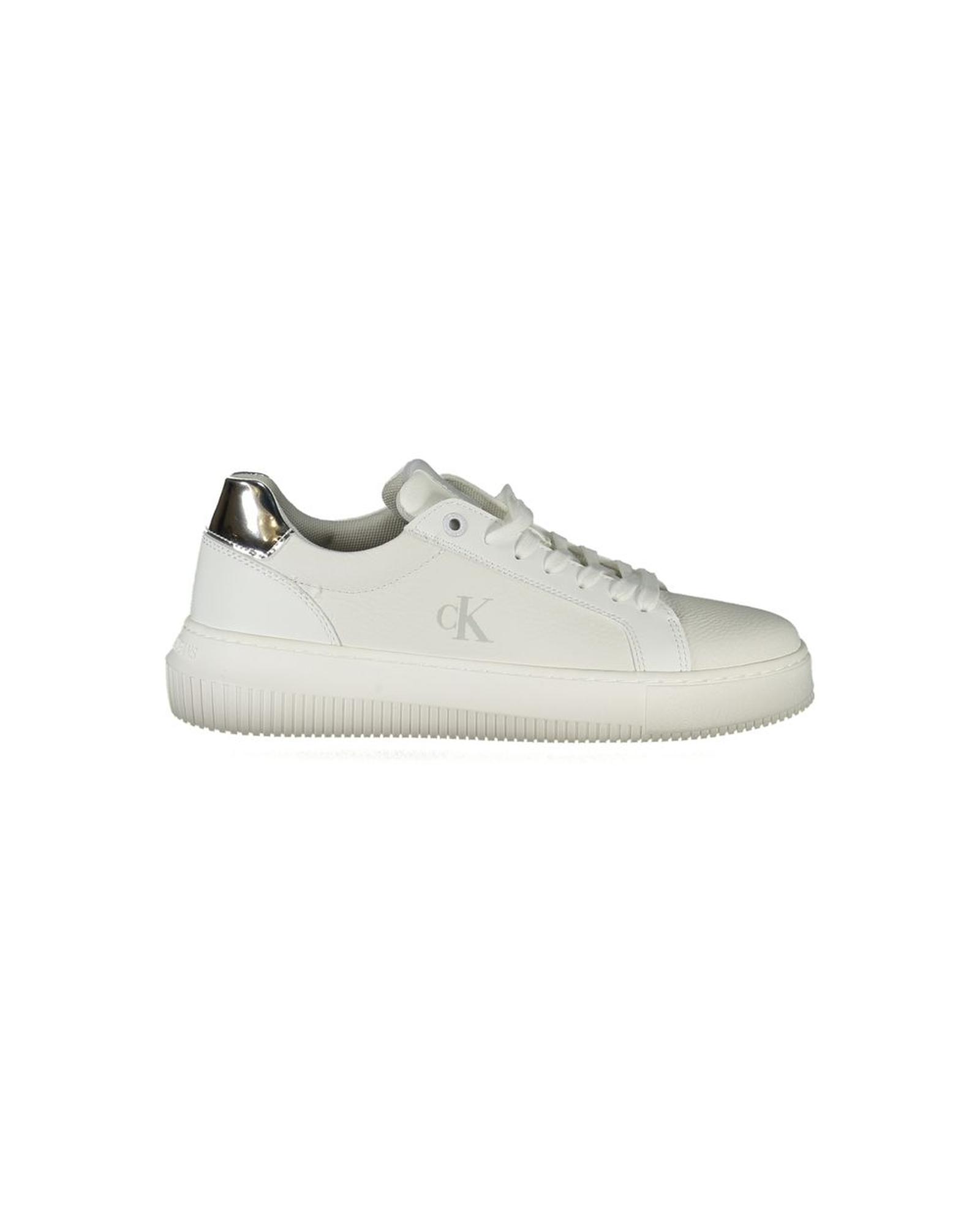 V539-CA-35327-EU39US9-202506161410-00 Calvin Klein Women's White Polyethylene Sneaker - 39 EU - Image 1