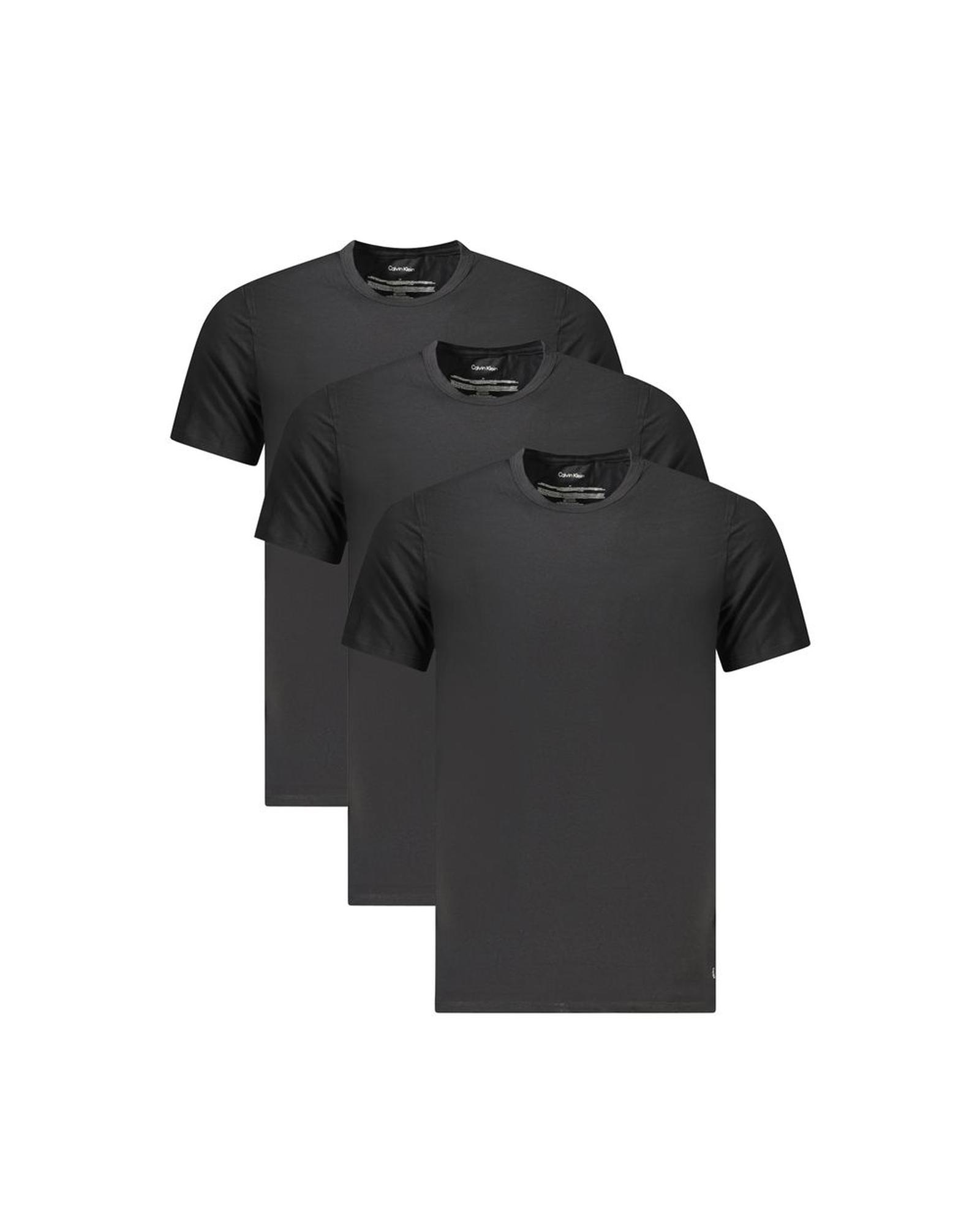 V539-CA-36024-XL-202506161437-00 Calvin Klein Men's Black Cotton T-Shirt - XL - Image 1