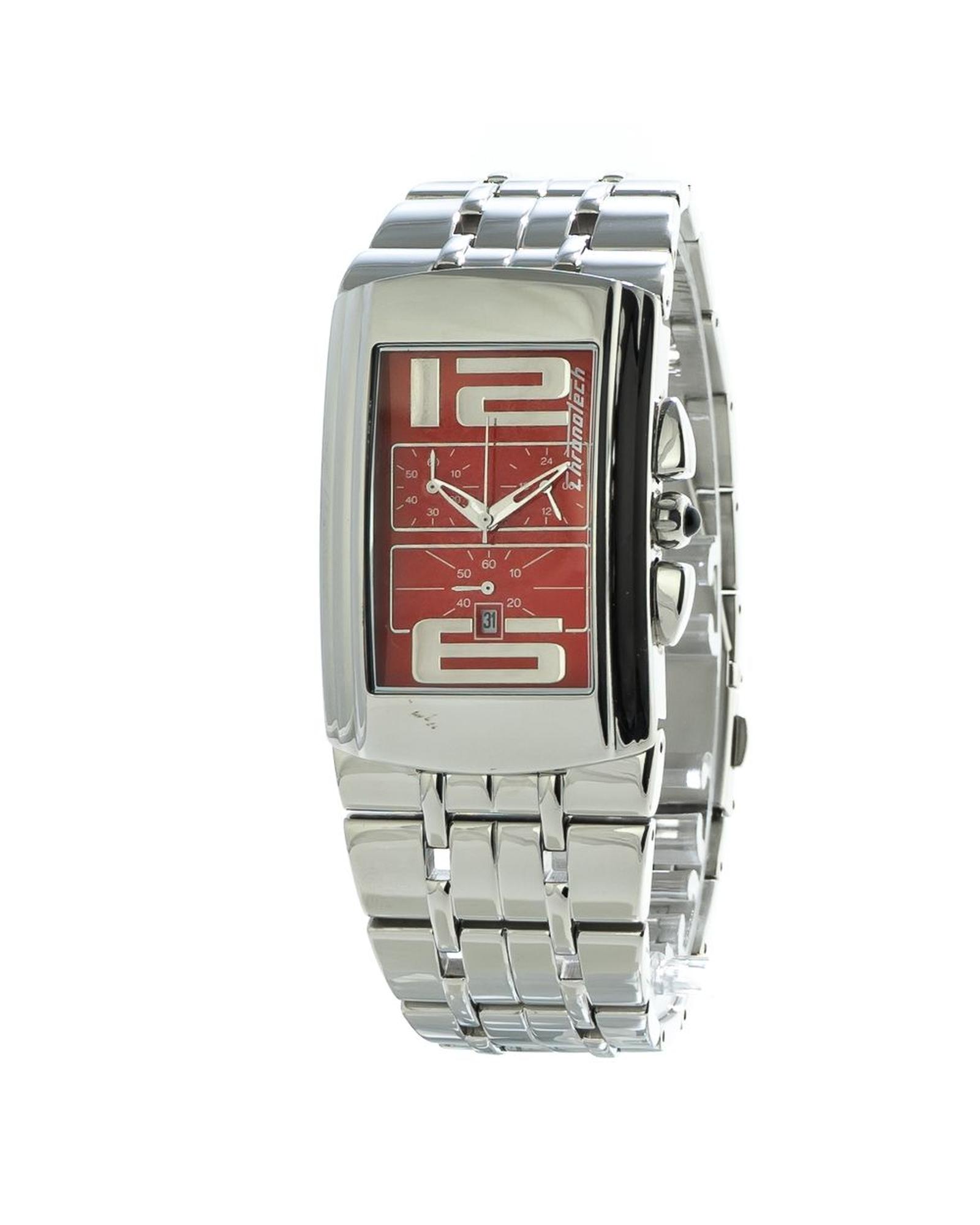 V539-CHCT7018B05MAC-202506161621-00 Chronotech Unisex's Silver Steel Watch - One Size - Image 1