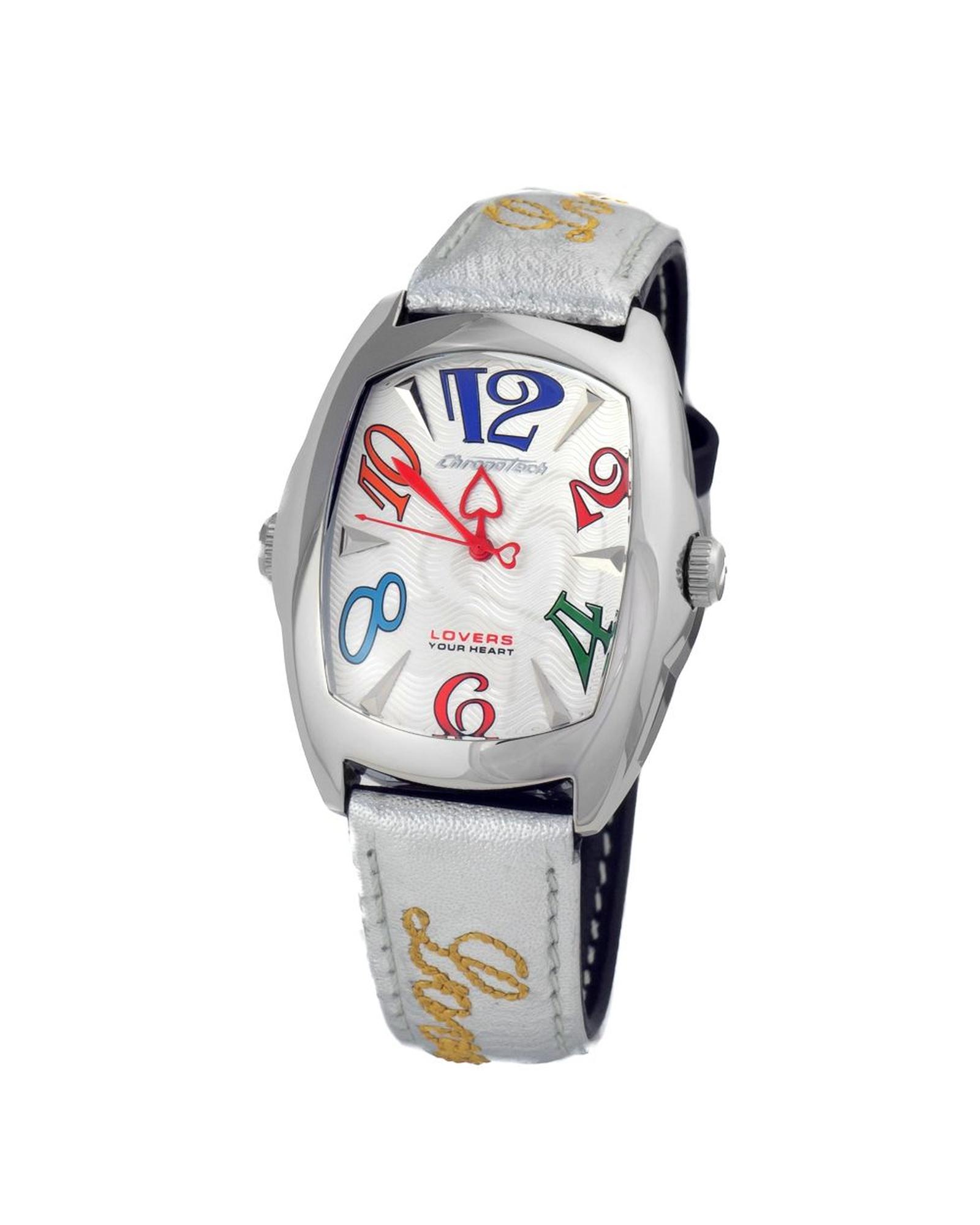 V539-CHCT7696M12AC-202506161750-00 Chronotech Men's Black Leather Watch - One Size - Image 1