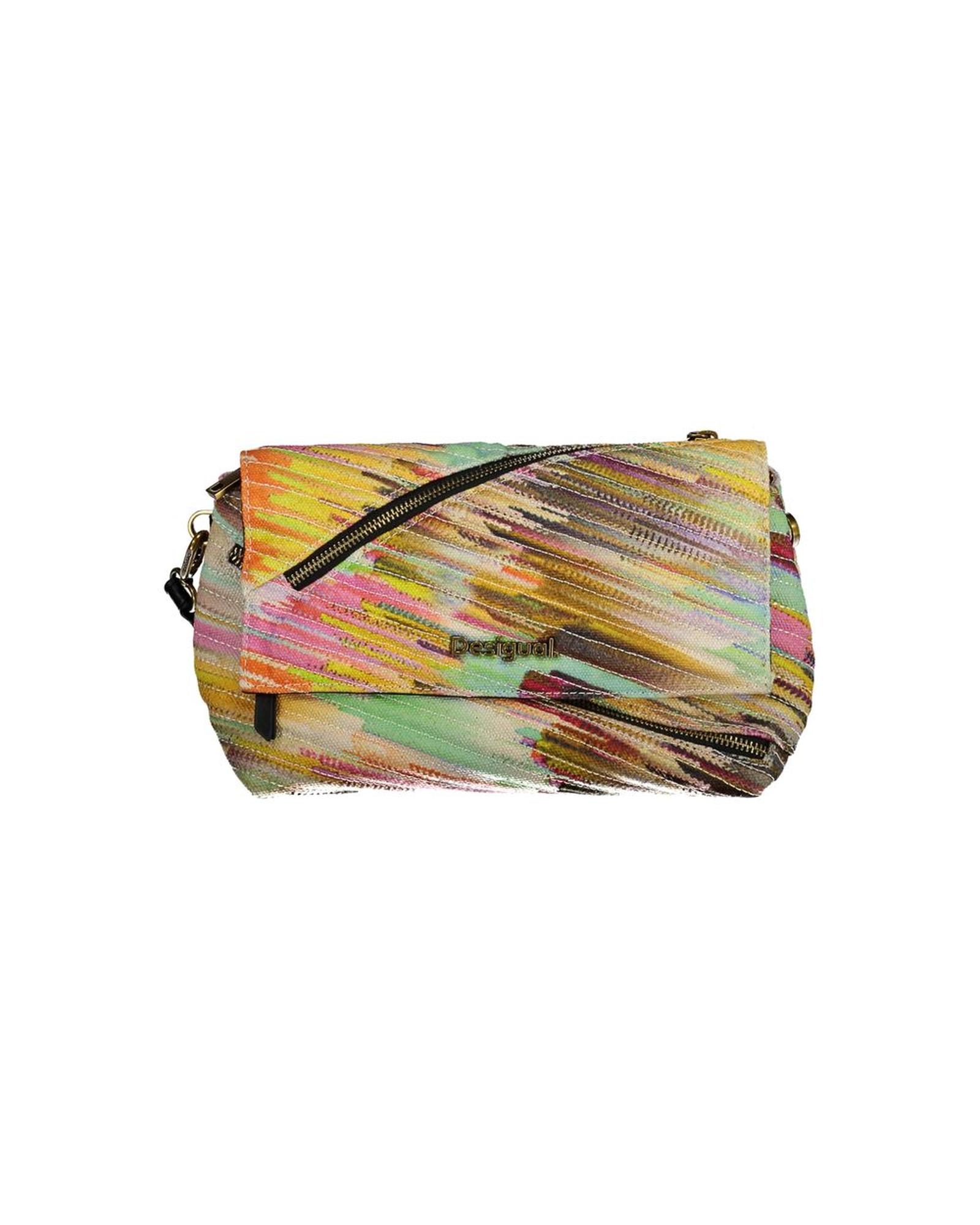 V539-DE-28055-202506162126-00 Desigual Women's Yellow Polyester Handbag - One Size - Image 1